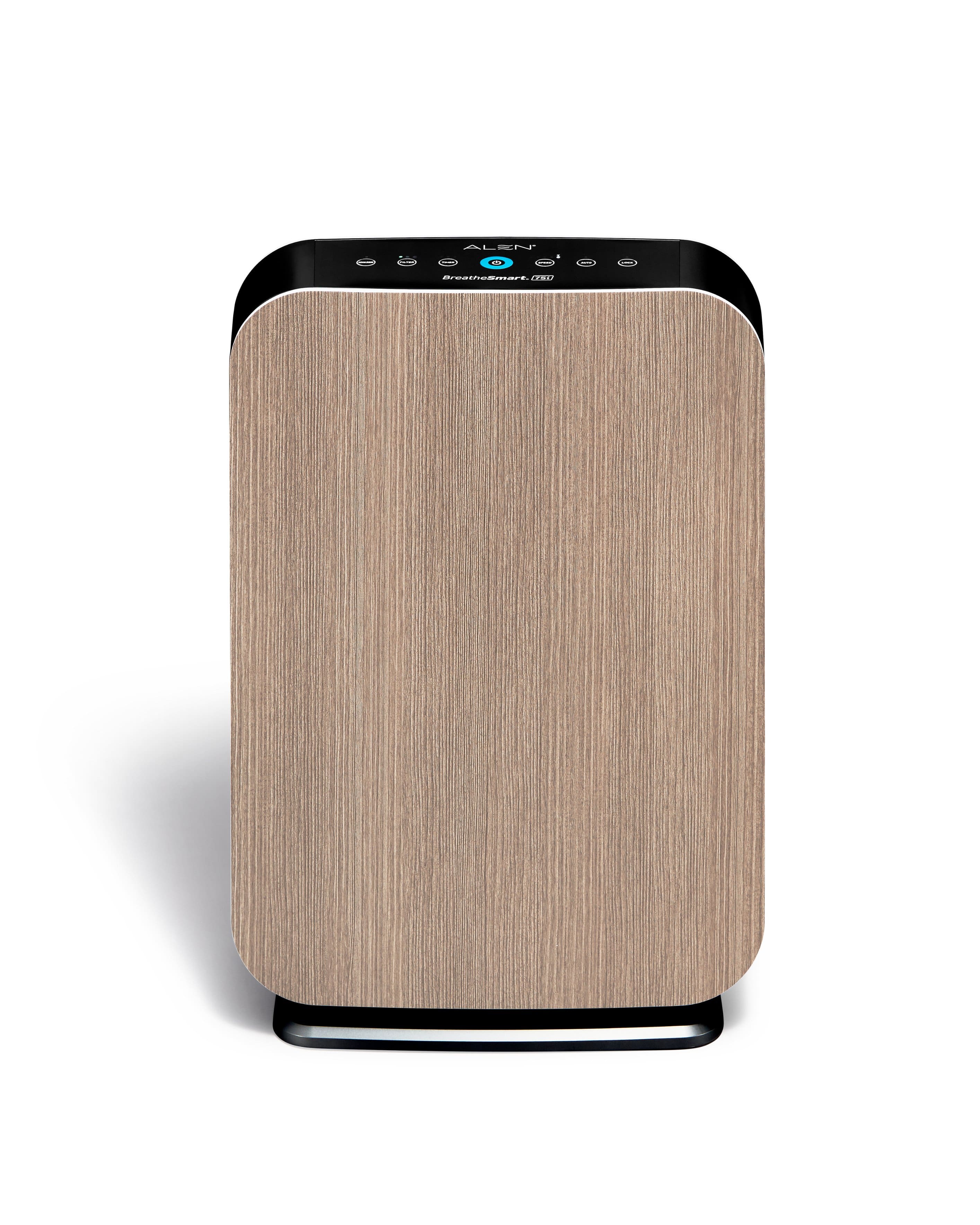 Alen - BreatheSmart 75i 1300 SqFt Air Purifier with Fresh HEPA Filter for Allergens, Dust, Odors & Smoke - Weathered Gray pr…