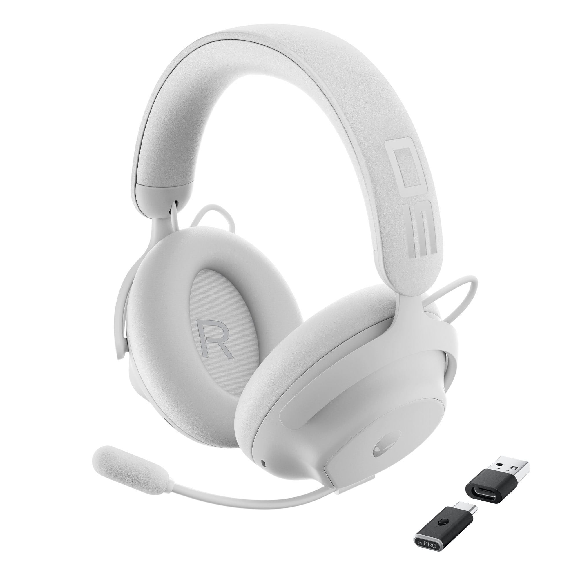 Alienware - Pro Wireless Over-the-Ear Gaming Headset for Windows, PS5, PS4, Switch and Mobile - Dark Side of the Moon produc…