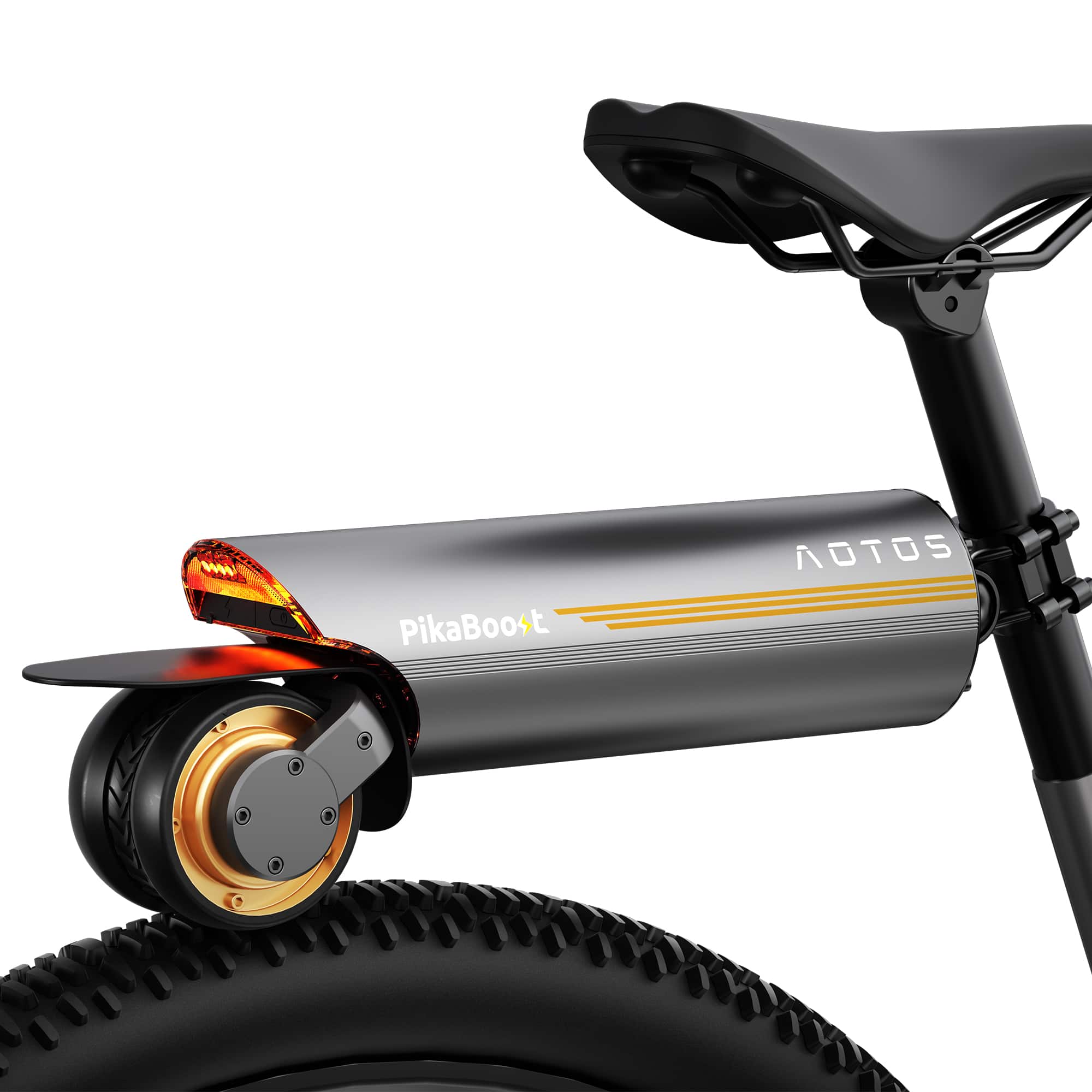 Aotos - PikaBoost 2 E-Bike Lite Conversion Kit, 31-43 Mile Range, Pedal Assist Mode, Converts Standard Bike to Electric prod…