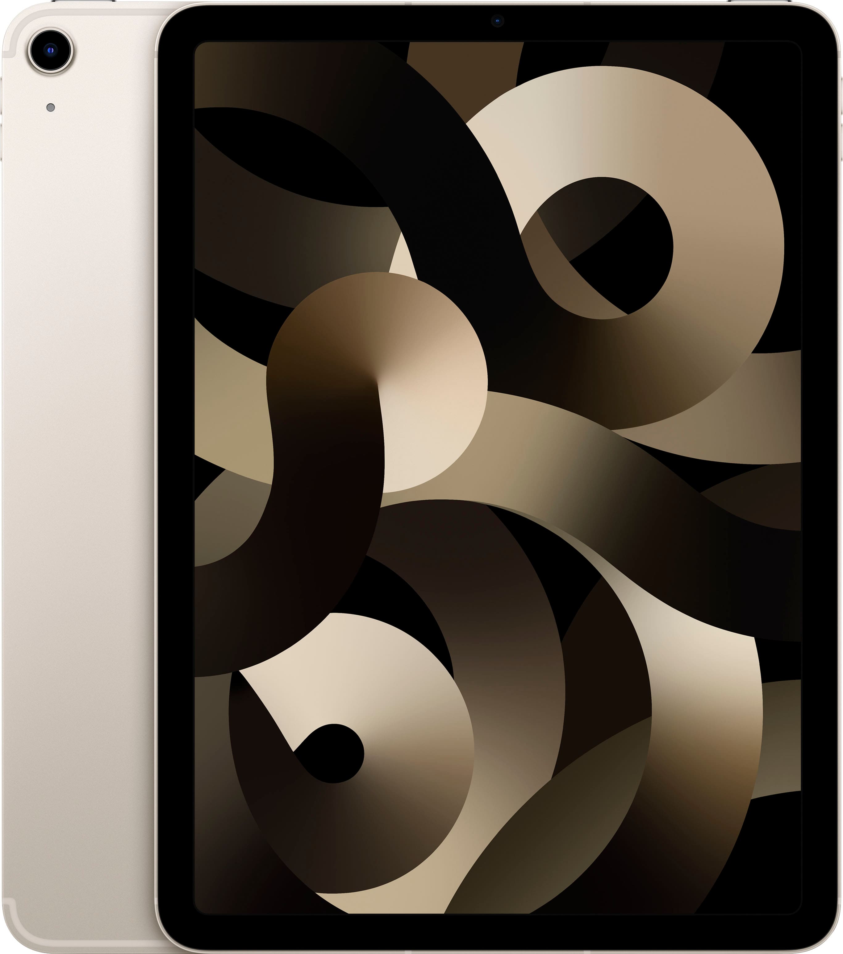 Apple - Geek Squad Certified Refurbished 10.9-Inch iPad Air (5th Generation) M1 chip Wi-Fi + Cellular - 64GB - Blue (Unlocke…