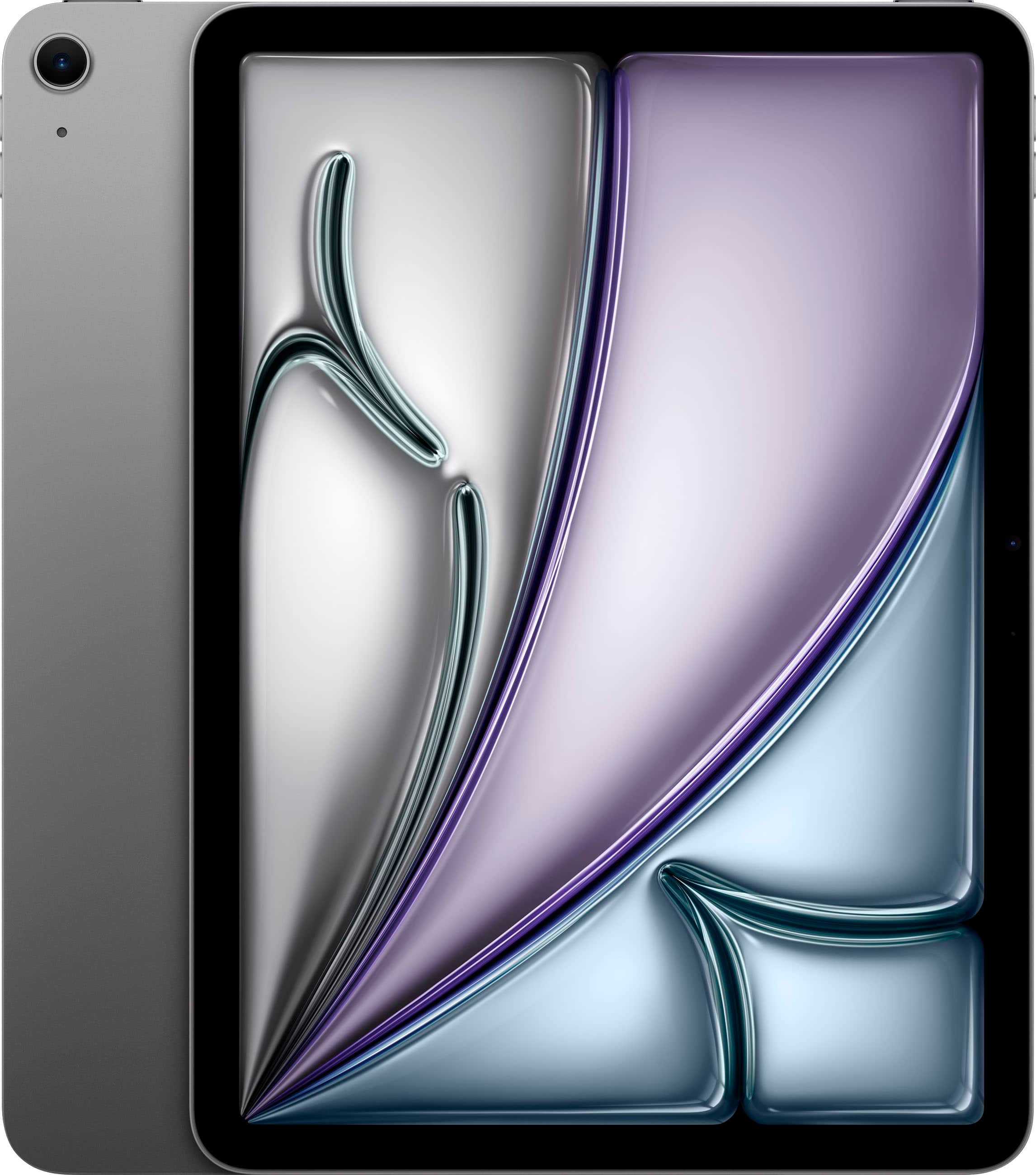 Apple - Geek Squad Certified Refurbished 11-inch iPad Air M3 chip Built for Apple Intelligence Wi-Fi 128GB - Blue product im…