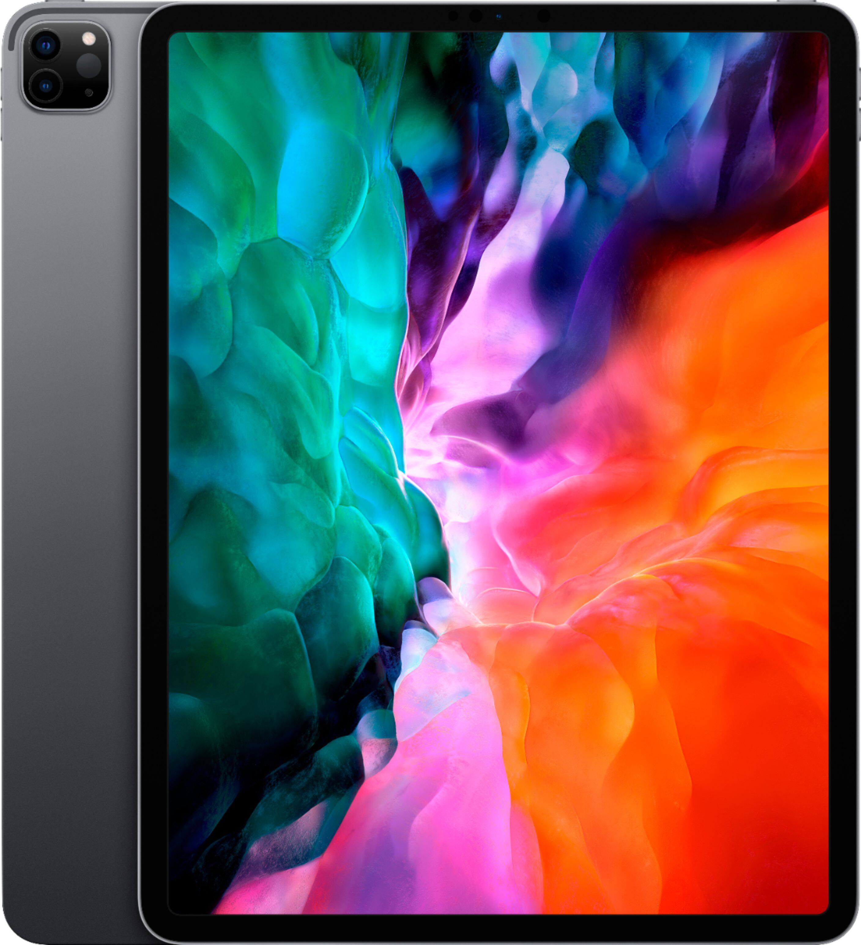 Apple - Geek Squad Certified Refurbished 12.9-Inch iPad Pro (4th Generation) with Wi-Fi - 128GB - Space Gray product image