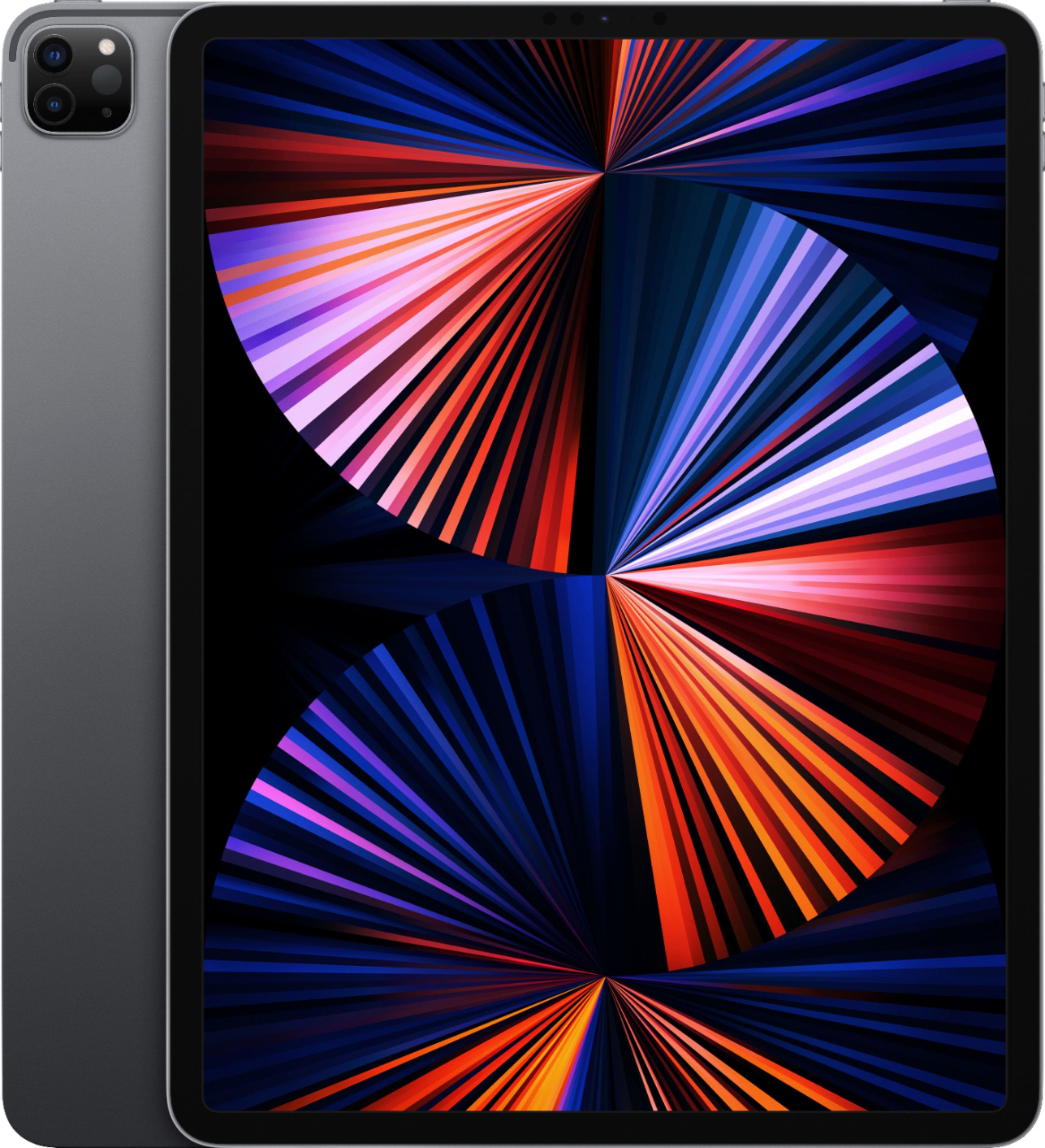 Apple - Geek Squad Certified Refurbished 12.9-Inch iPad Pro (5th Generation) with Wi-Fi - 256GB - Space Gray product image