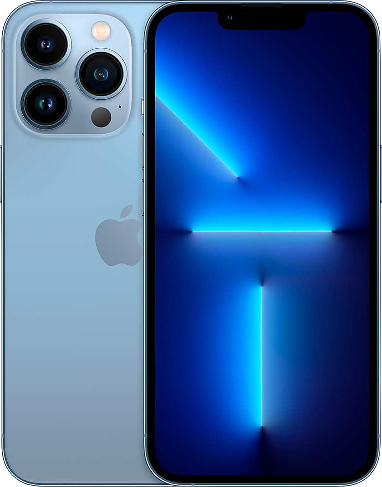 Apple - Geek Squad Certified Refurbished iPhone 13 Pro 5G 128GB - Sierra Blue (Unlocked) product image