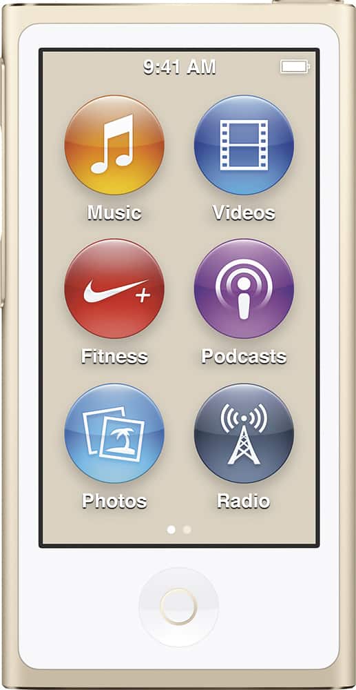 Apple - Geek Squad Certified Refurbished iPod nano 16GB MP3 Player (8th Generation) - Gold product image