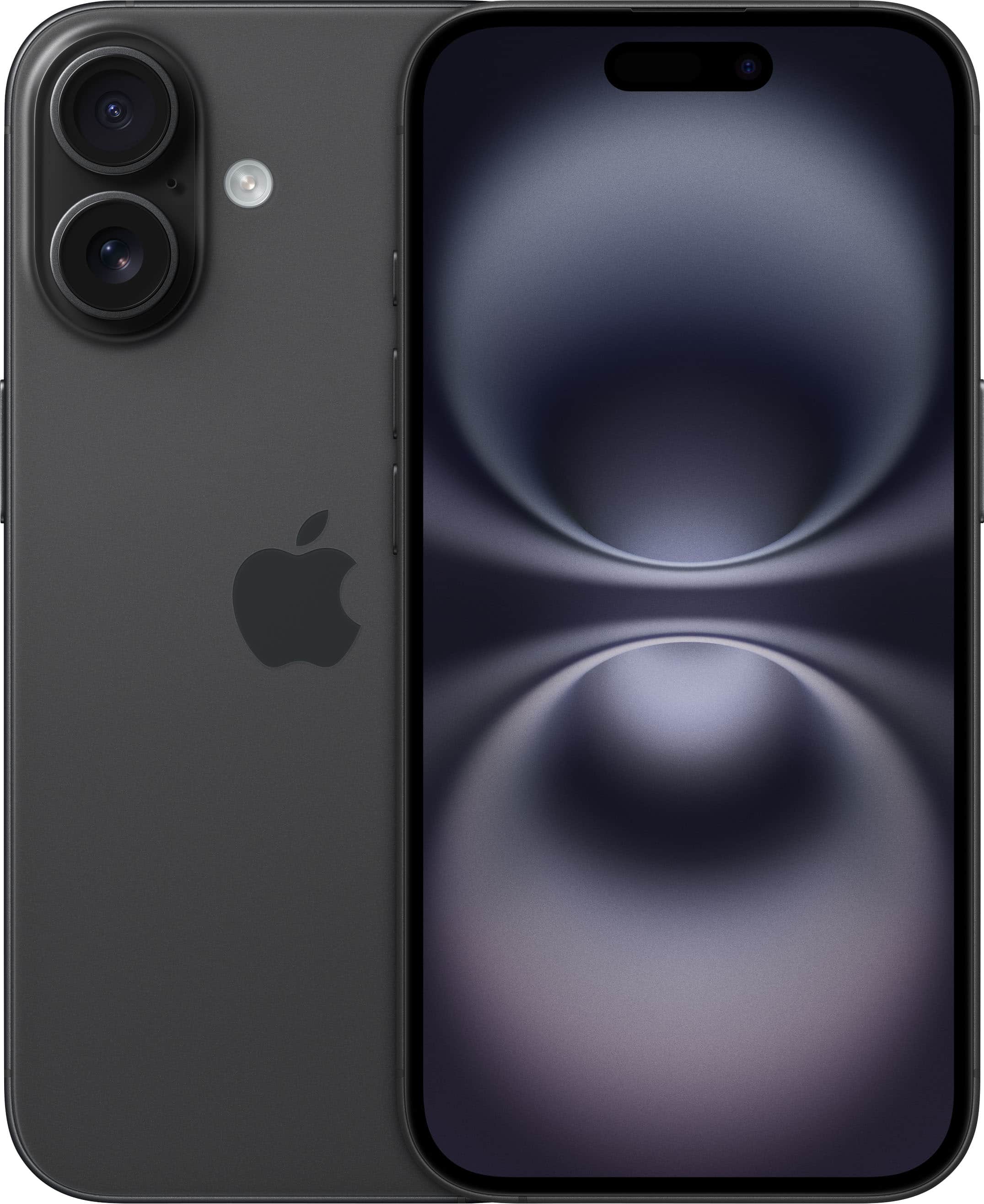 Apple - iPhone 16 256GB - Apple Intelligence - Black (AT&T) product image