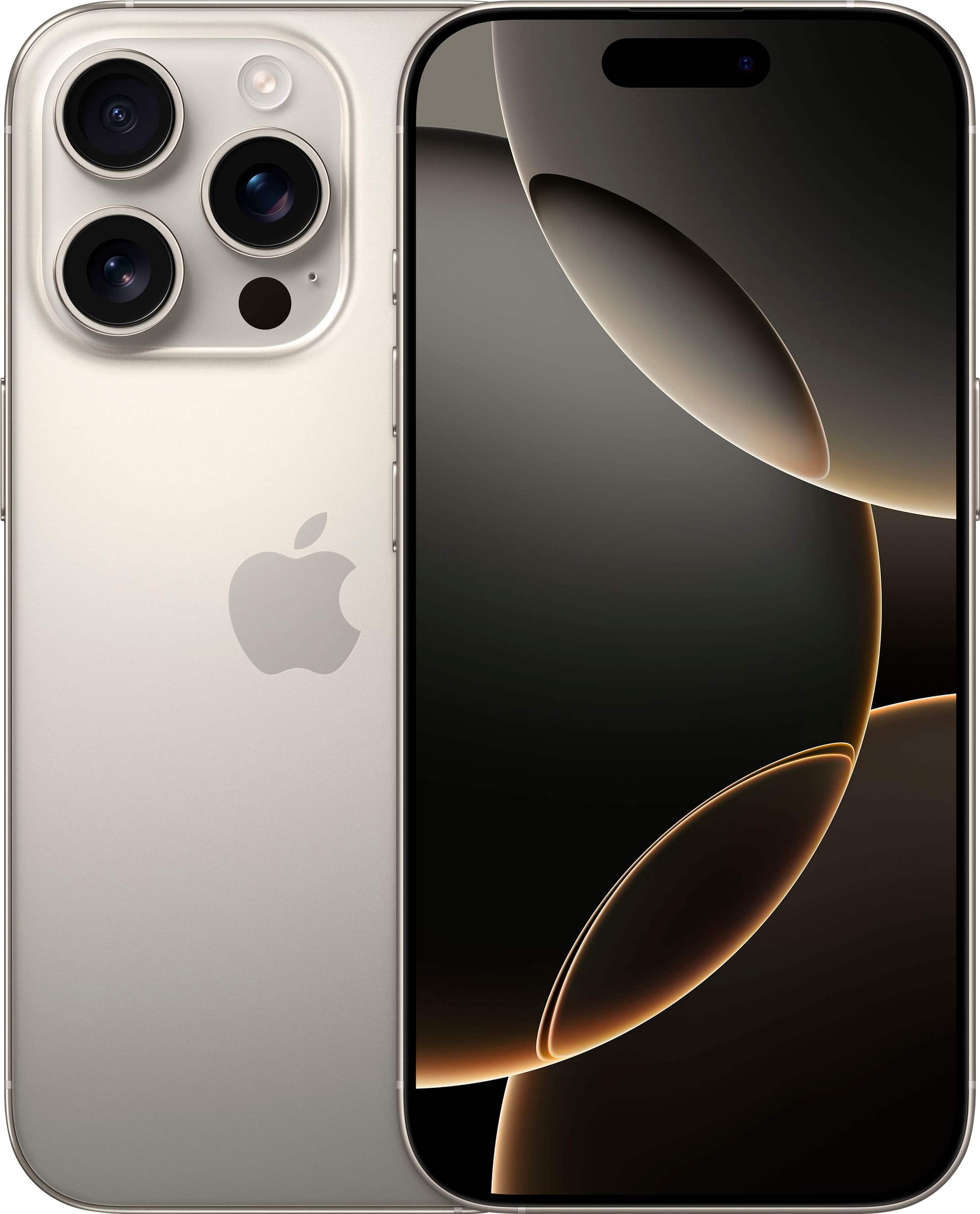 Apple - iPhone 16 Pro 512GB - Apple Intelligence - Natural Titanium (AT&T) product image