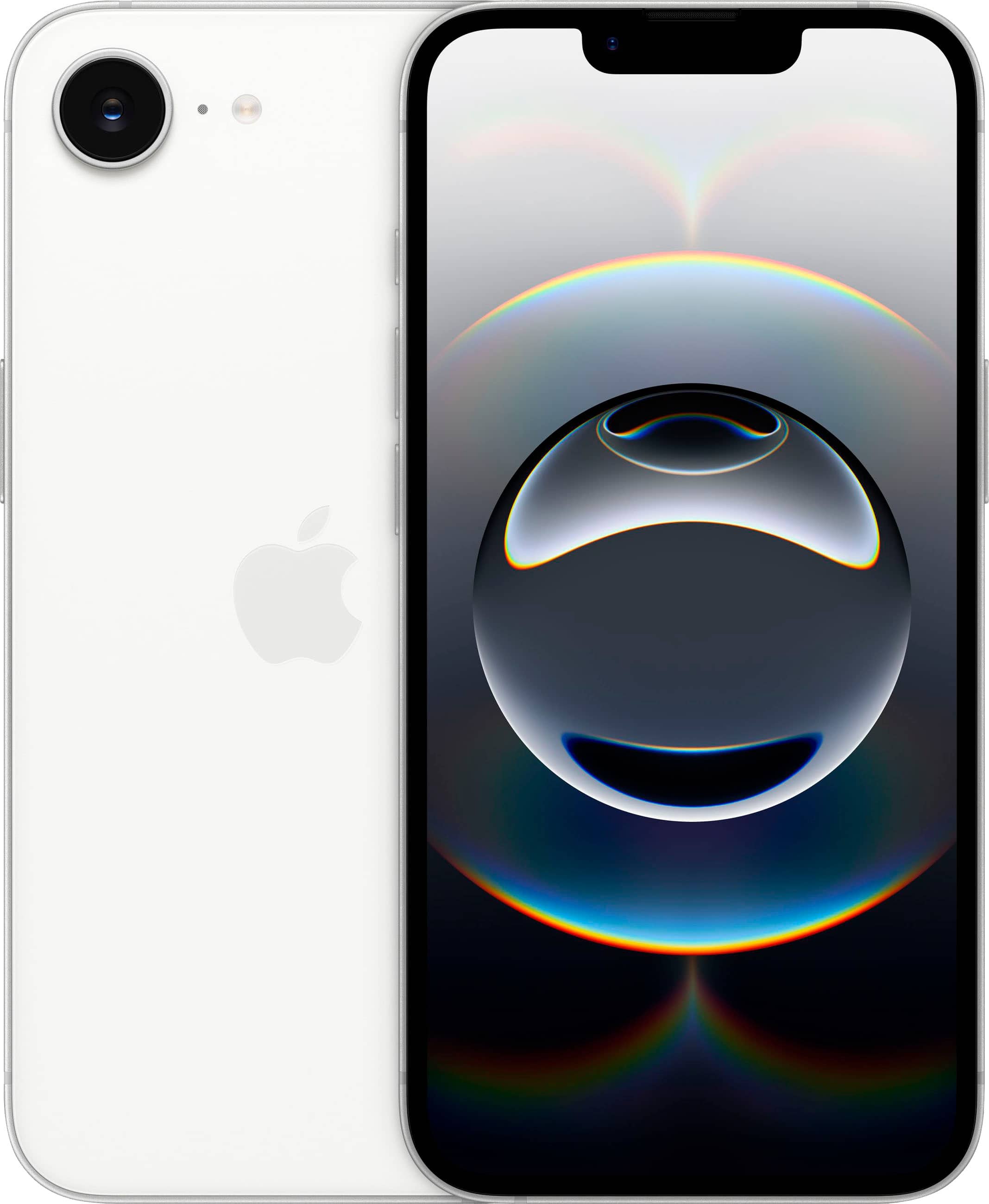 Apple - iPhone 16e 128GB - Apple Intelligence - White (AT&T) product image