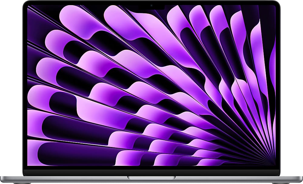 Apple - MacBook Air 15" Laptop - M2 chip Built for Apple Intelligence - 16GB Memory - 1TB SSD - Space Gray product image