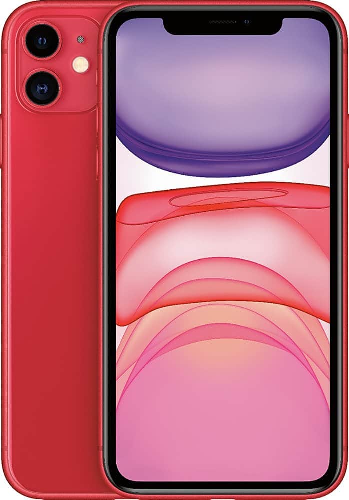Apple - Pre-Owned Excellent iPhone 11 64GB (Unlocked) - Red product image