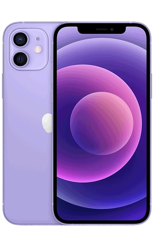 Apple - Pre-Owned Excellent iPhone 12 5G 64GB (Unlocked) - Purple product image