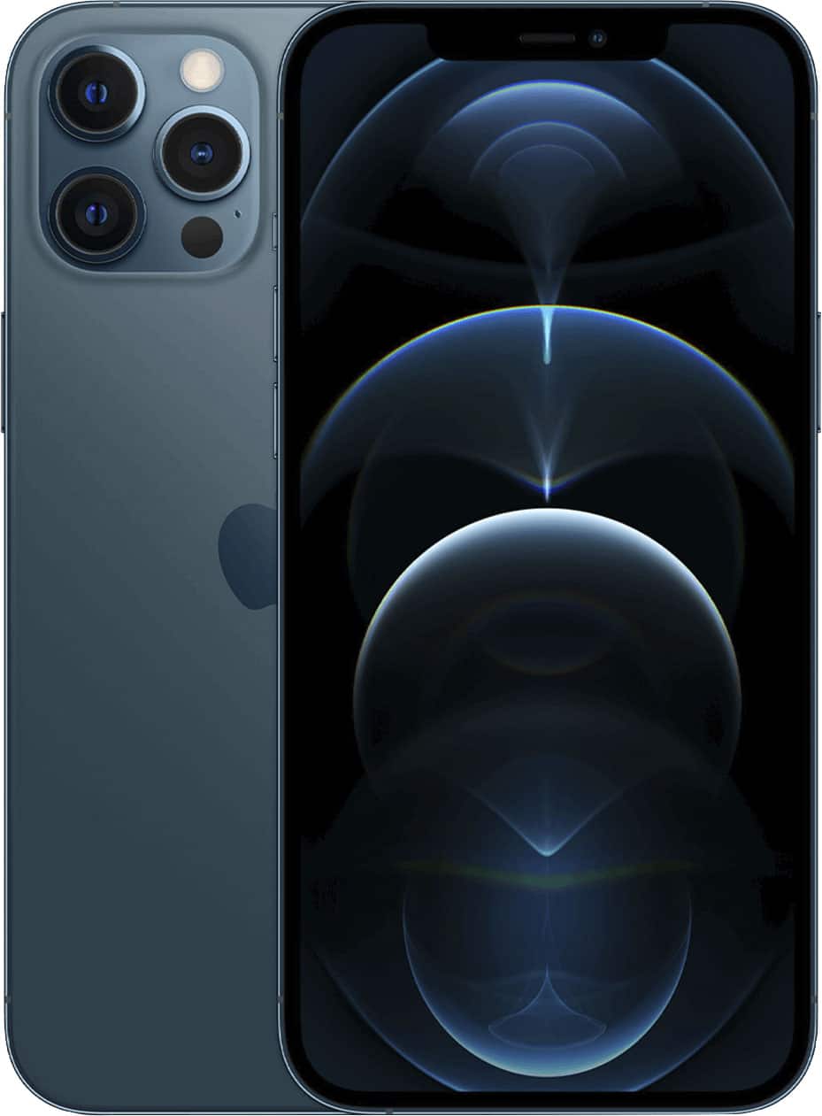 Apple - Pre-Owned Excellent iPhone 12 5G Pro Max 128GB (Unlocked) - Pacific Blue product image