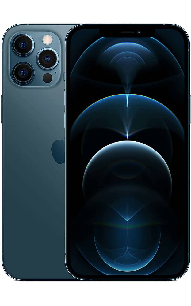 Apple - Pre-Owned Excellent iPhone 12 Pro 5G 256GB (Unlocked) - Pacific Blue product image