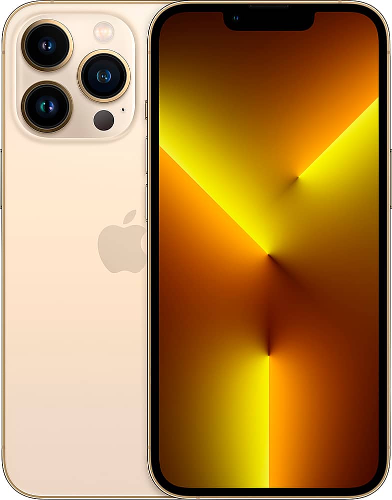 Apple - Pre-Owned Excellent iPhone 13 Pro 5G 128GB (Unlocked) - Gold product image