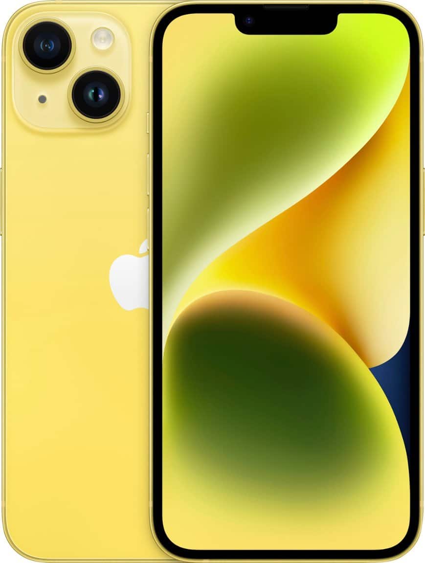 Apple - Pre-Owned Excellent iPhone 14 Plus 5G 128GB (Unlocked) - Yellow product image