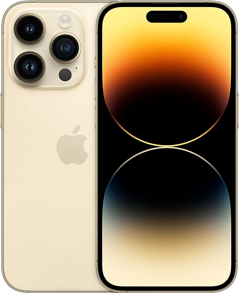 Apple - Pre-Owned Excellent iPhone 14 Pro Max 5G 128GB (Unlocked) - Gold product image