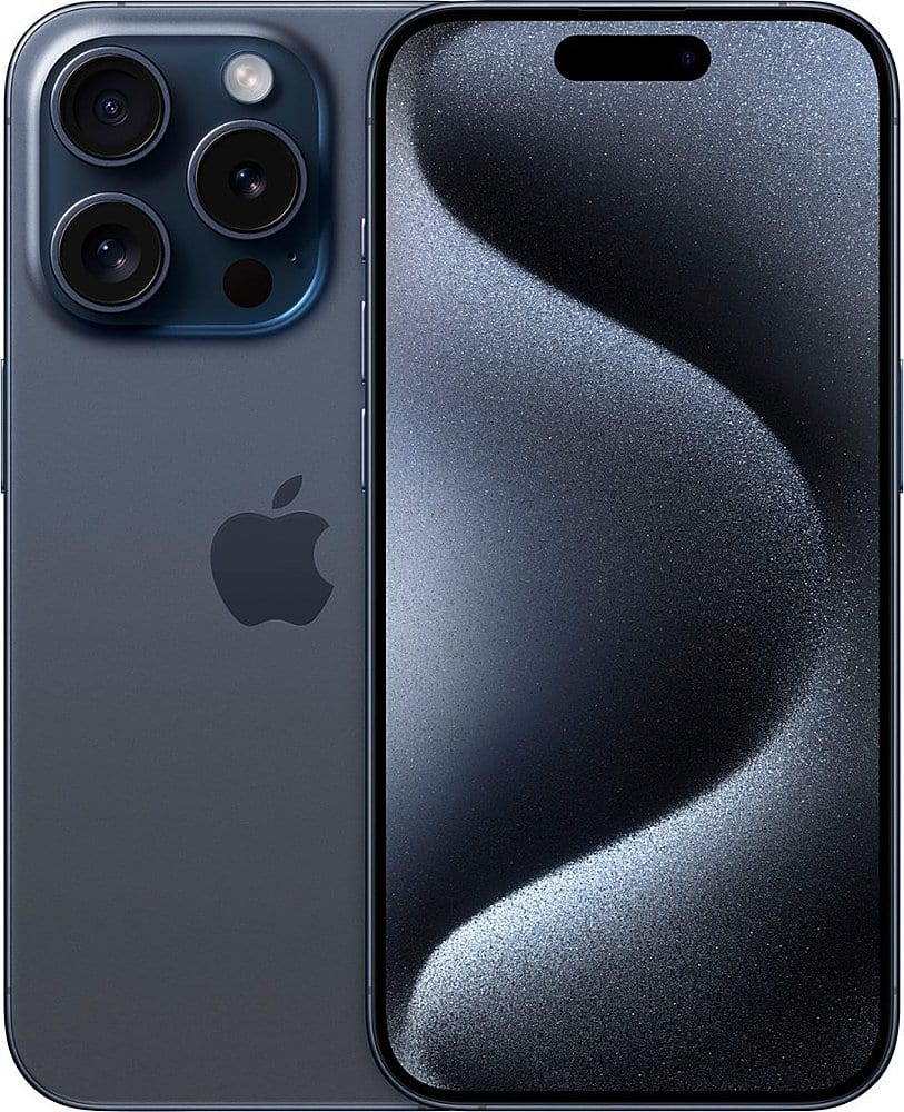 Apple - Pre-Owned Excellent iPhone 15 Pro Max 5G 1TB - Apple Intelligence - (Unlocked) - Black Titanium product image