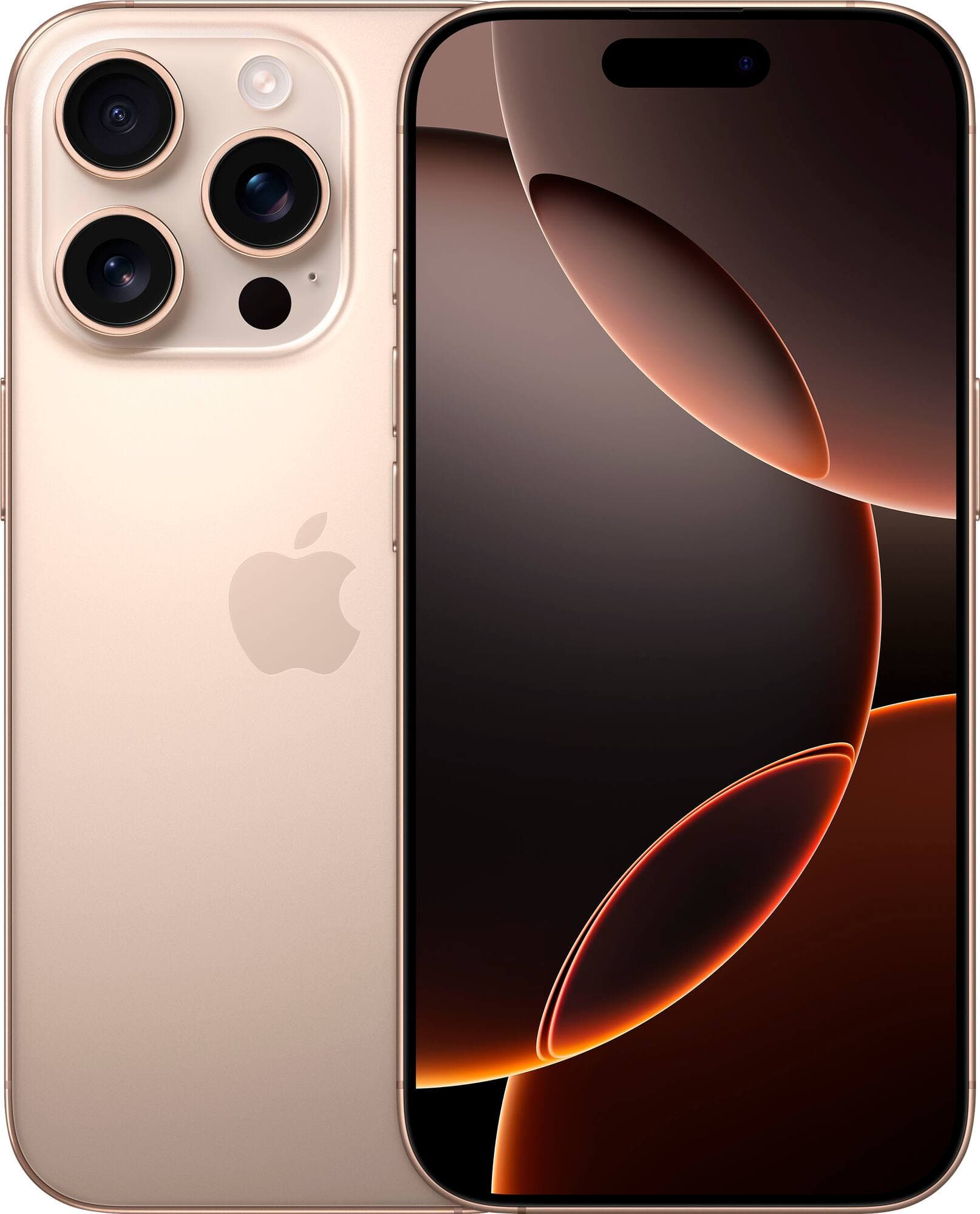 Apple - Pre-Owned Excellent iPhone 16 Pro 5G 256GB - Apple Intelligence - (Unlocked) - Desert Titanium product image
