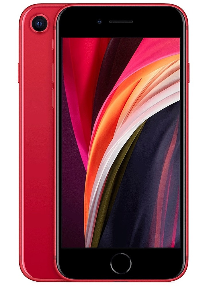 Apple - Pre-Owned Excellent iPhone SE (2020) 128GB (Unlocked) - Red product image