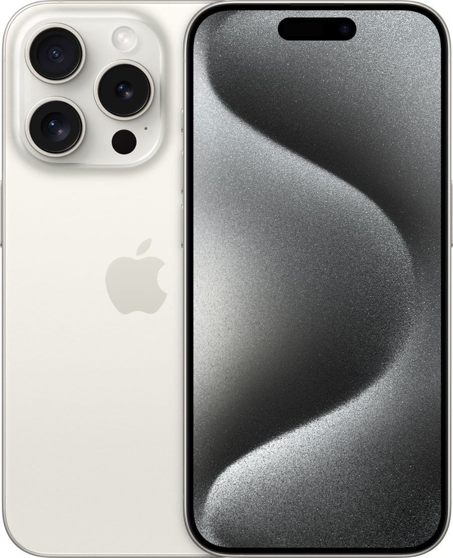 Apple - Pre-Owned Good iPhone 15 Pro Max 5G 256GB - Apple Intelligence - (Unlocked) - Black Titanium product image