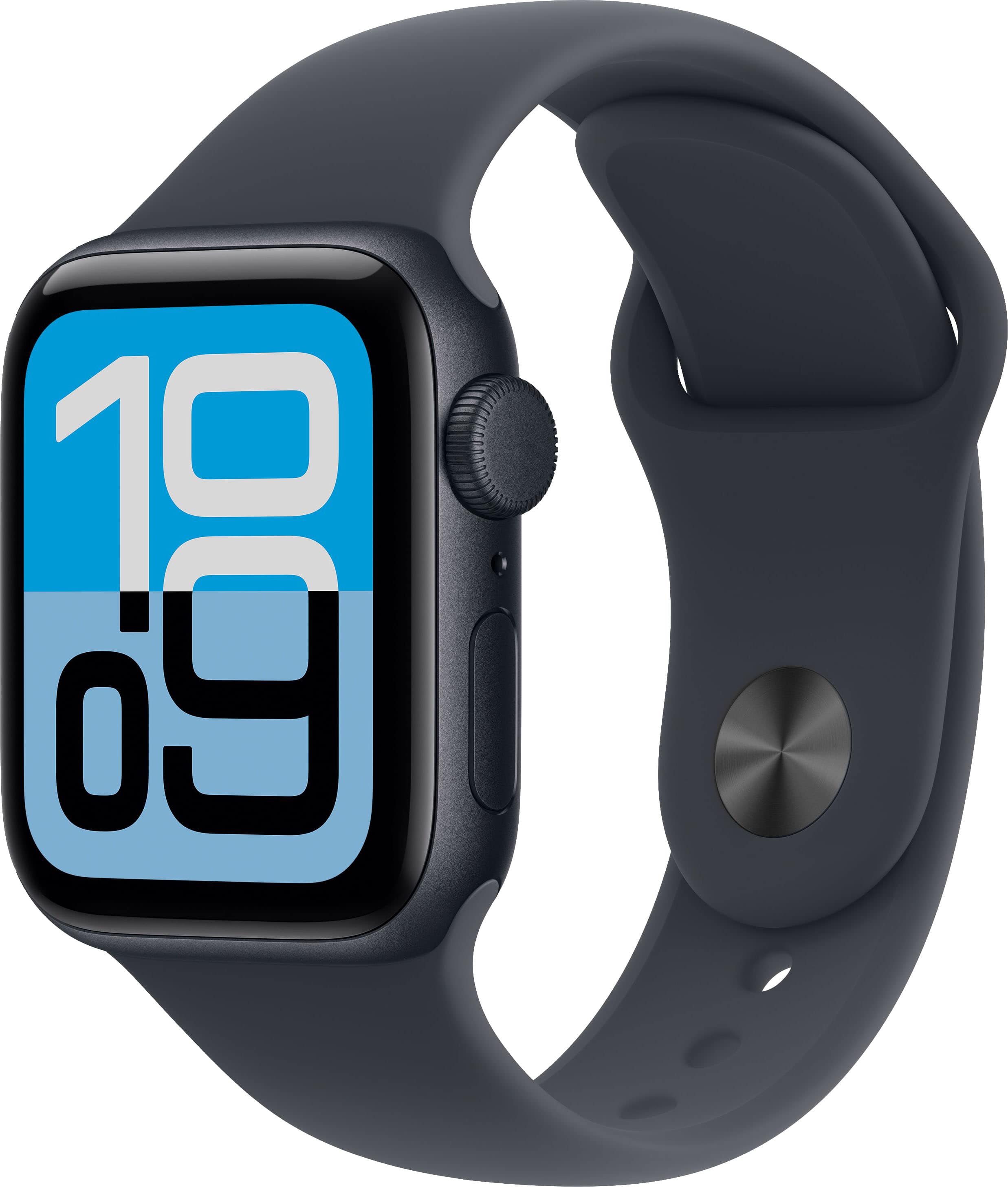Apple Watch SE 3 (GPS) 40mm Midnight Aluminum Case with Midnight Sport Band - M/L - Midnight - (2025) product image