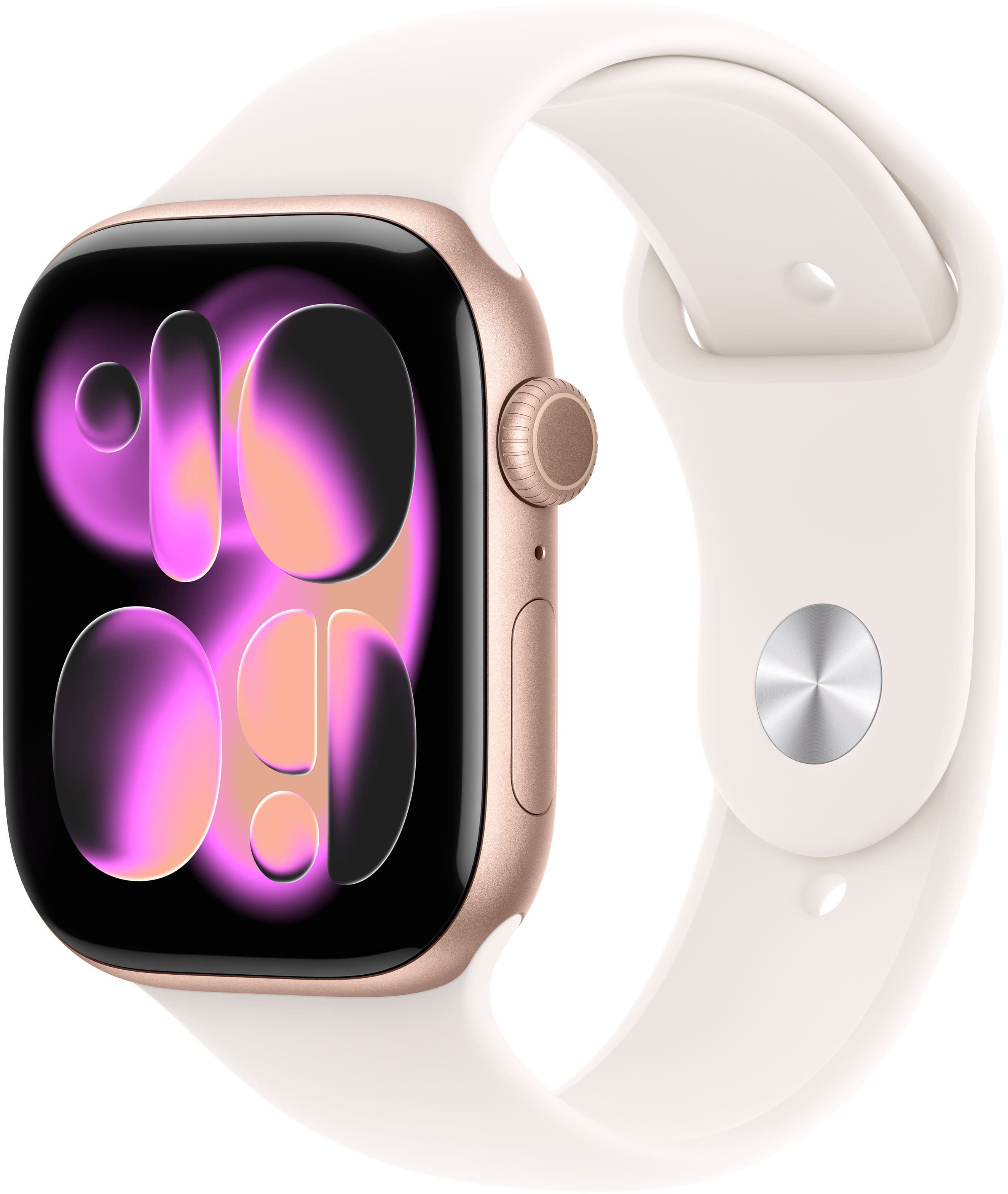 Apple Watch Series 11 (GPS+Cellular) 46mm Aluminum Case with Light Blush Sport Band - M/L - Rose Gold (AT&T) - (2025) produc…