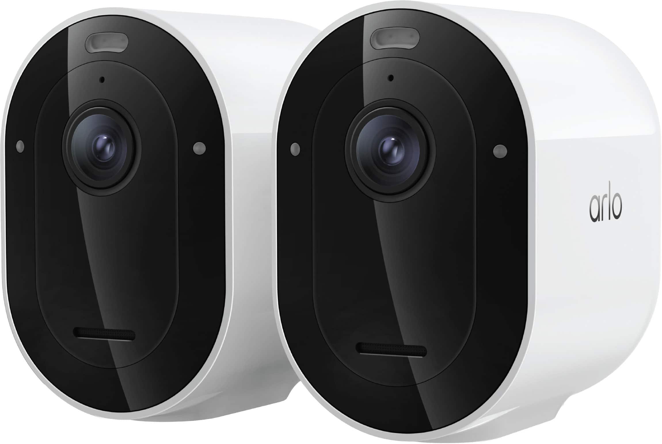 Arlo - Pro Outdoor Security Camera 2K HDR (6th Gen, 2025 Release) - Wireless, Rechargeable Battery, 1-Cam - White product im…