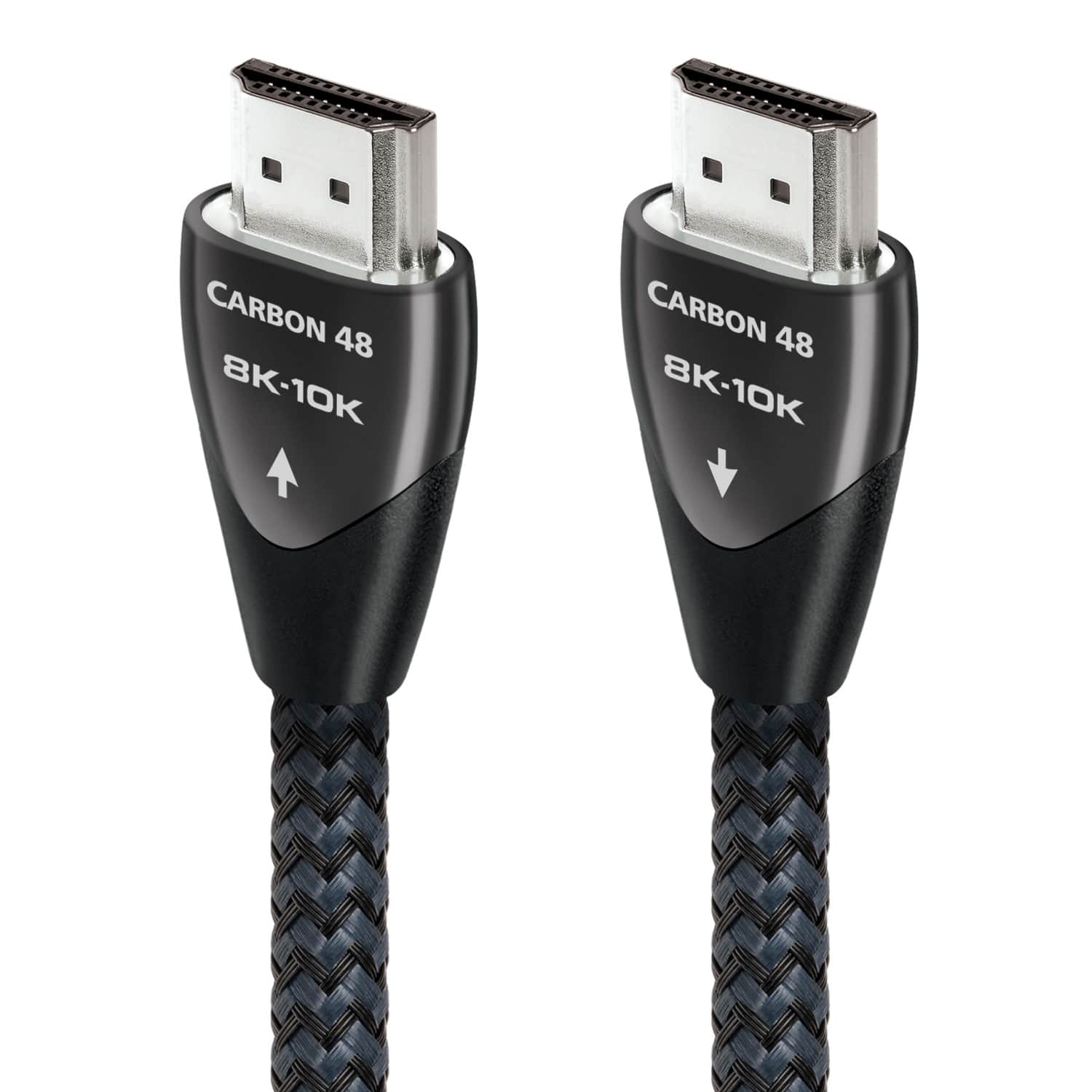 AudioQuest - Carbon 48 2.5' 4K-8K-10K 48Gbps HDMI Cable - Gray on Black product image