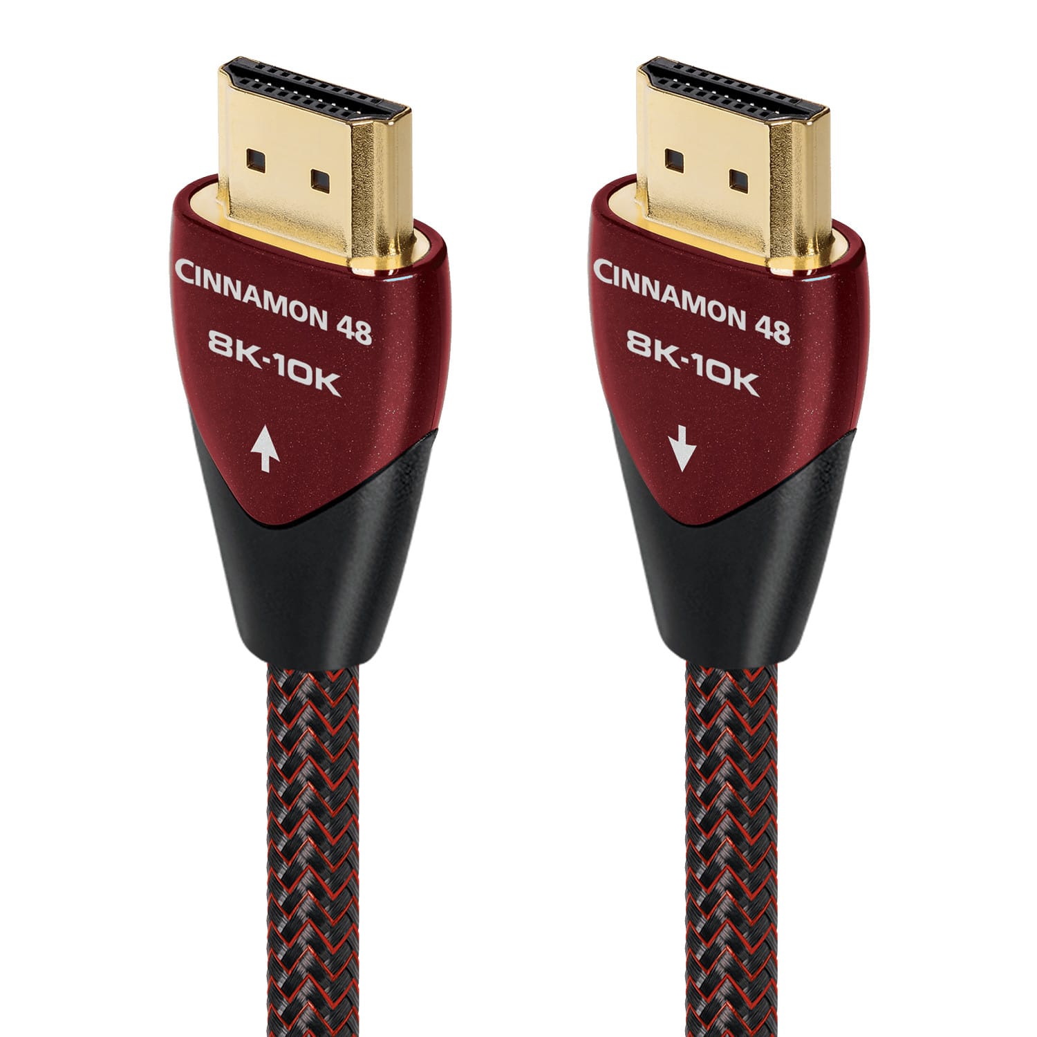 AudioQuest - Cinnamon 48 16.4' 4K-8K-10K 48Gbps HDMI Cable - Red on Black product image