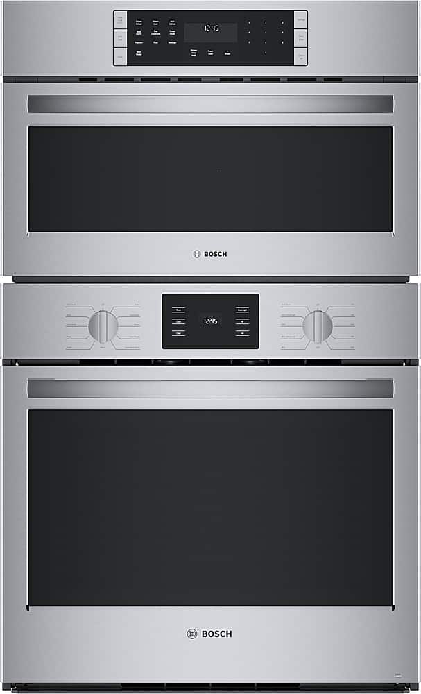 Bosch - 500 Series 30" Built-In Double Electric Combination Microwave and Wall Oven with Convection - Stainless Steel produc…