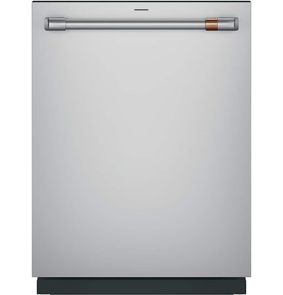 Café - 24" Top Control Built-In Stainless Steel Tub Dishwasher with 3rd Rack, CustomFit Top Rack and 42 dBA - Stainless Stee…