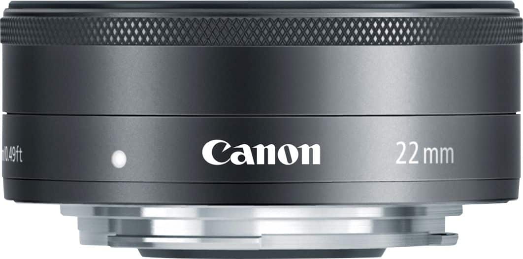 Canon - EF-M22mm F2 STM Standard Lens for EOS DSLR Cameras - Black product image