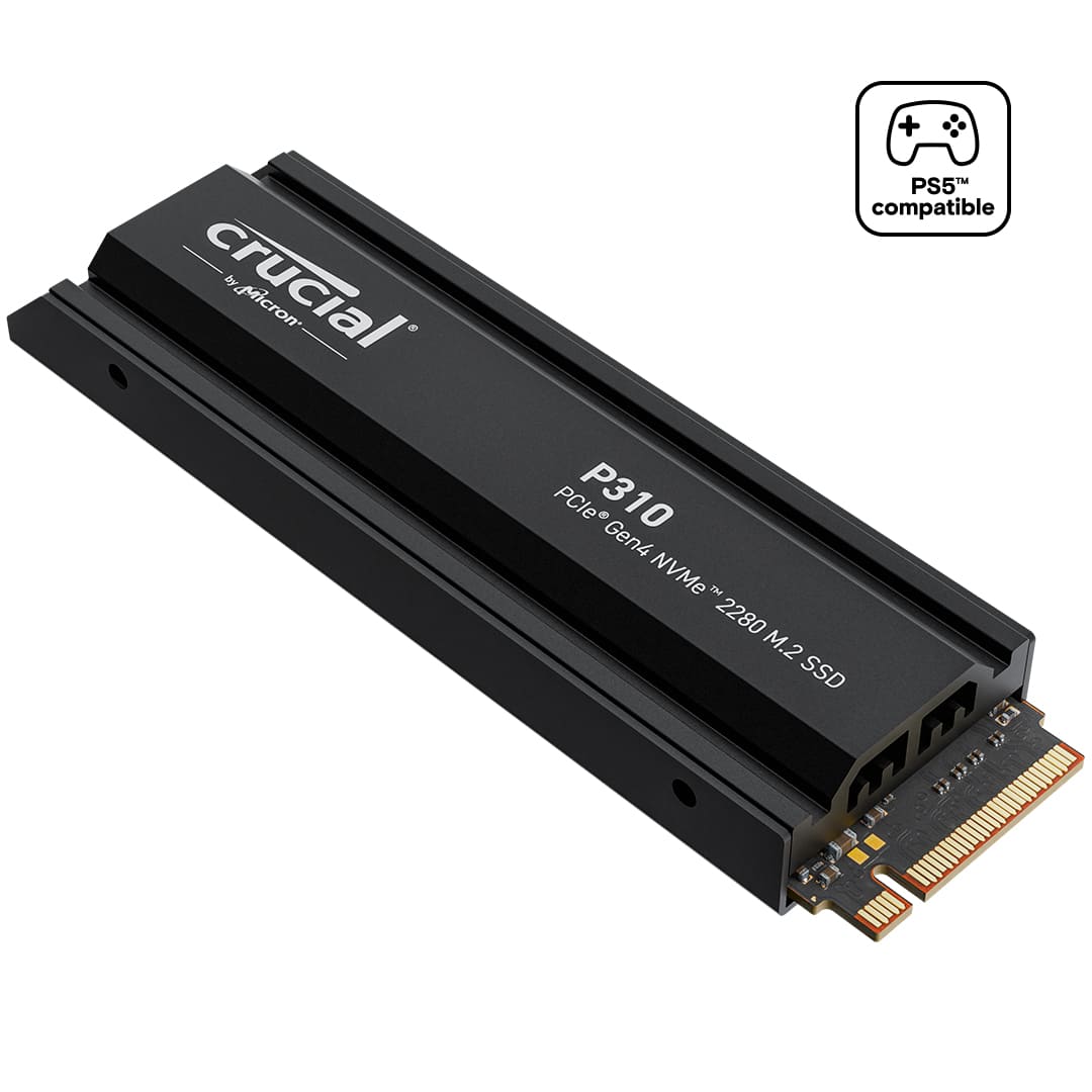 Crucial - P310 4TB Internal SSD PCIe Gen 4 x4 NVMe M.2 with Heatsink for PS5 product image