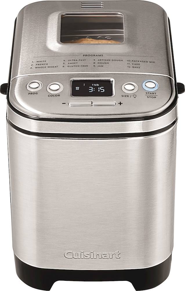 Cuisinart - Compact Automatic Bread Maker - Stainless Steel product image
