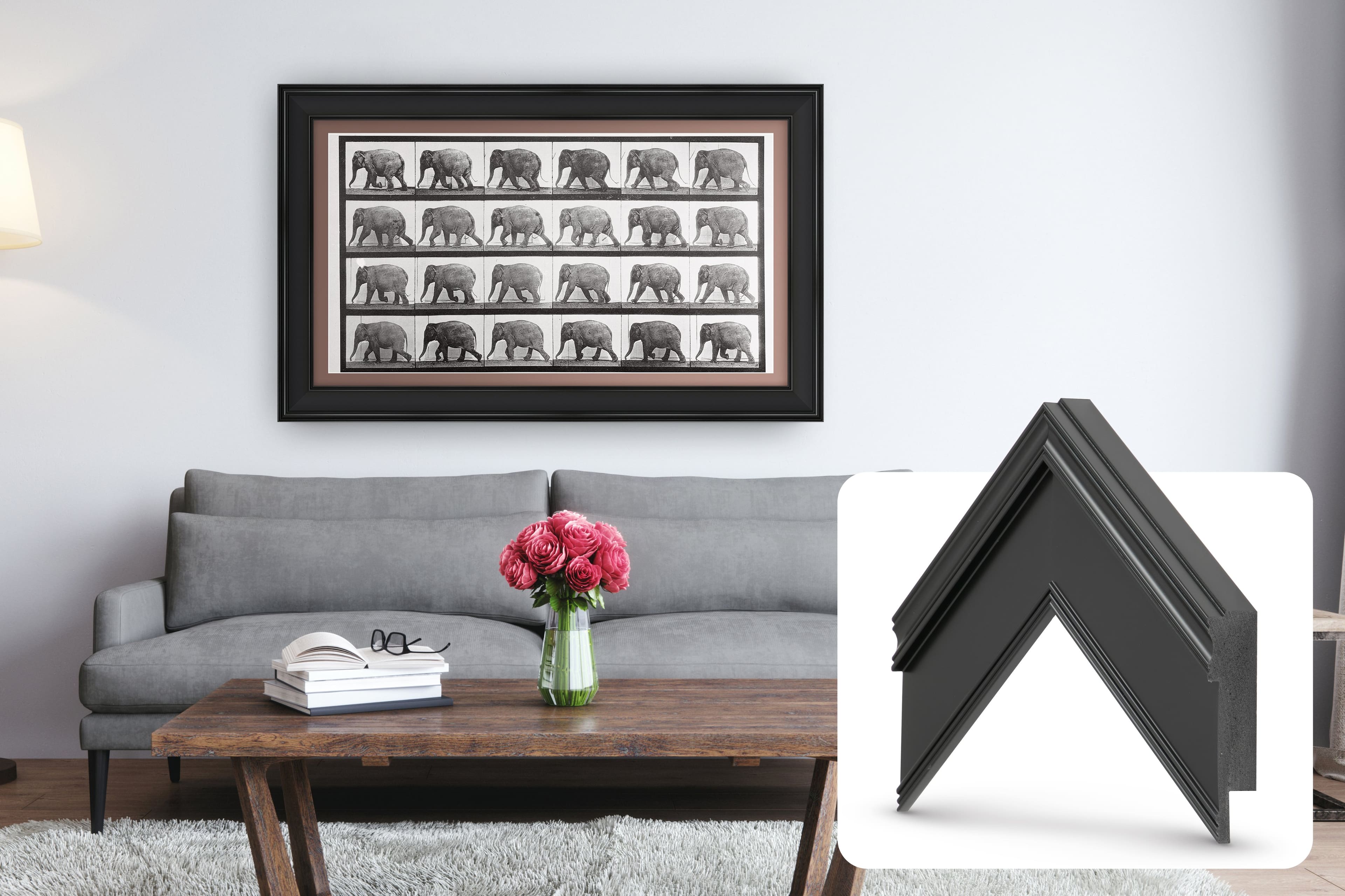 Deco TV Frames - Premiere Bezel for Samsung the Frame TV - 32" - Black product image