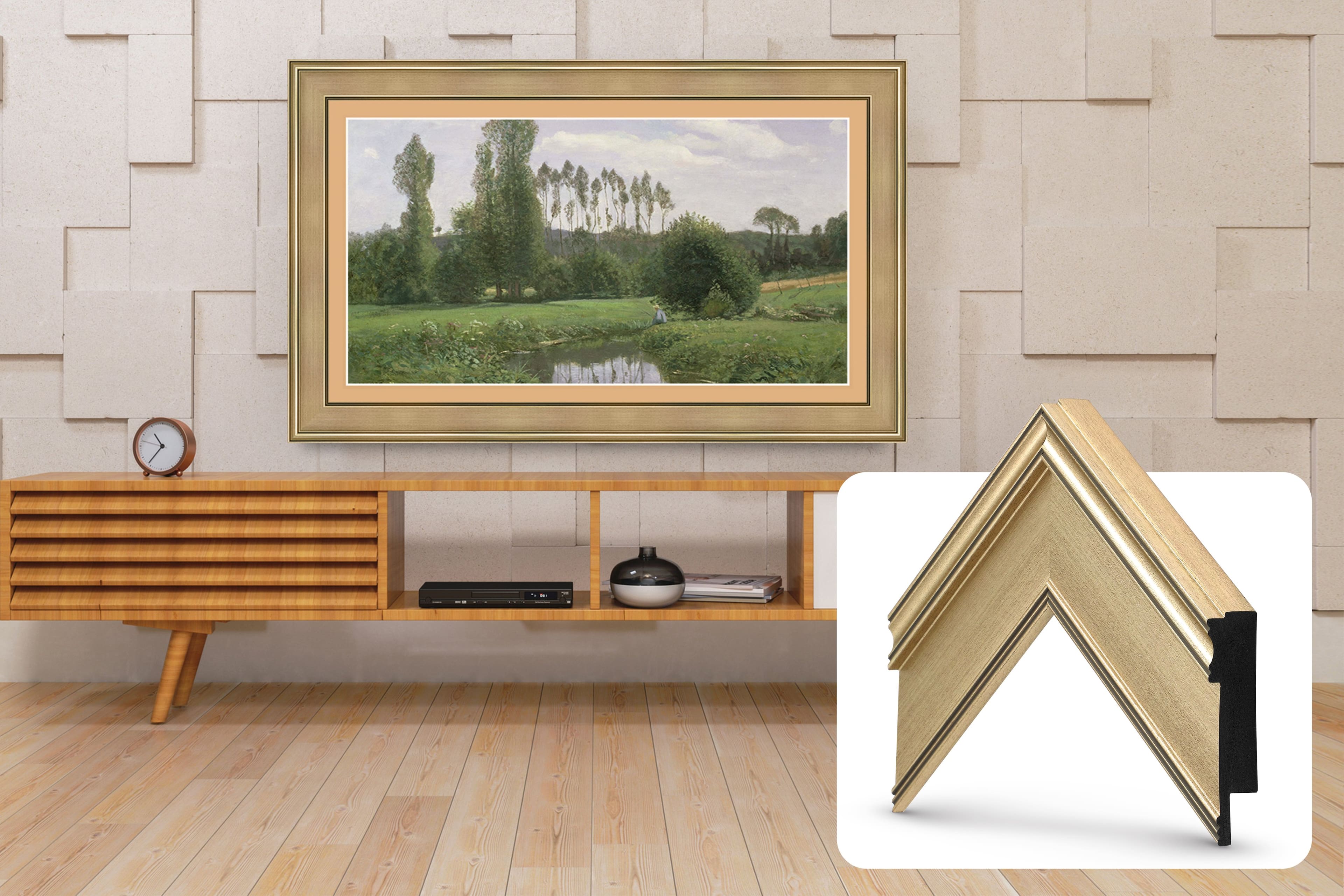Deco TV Frames - Premiere Bezel for Samsung the Frame TV - 32" - Champagne product image