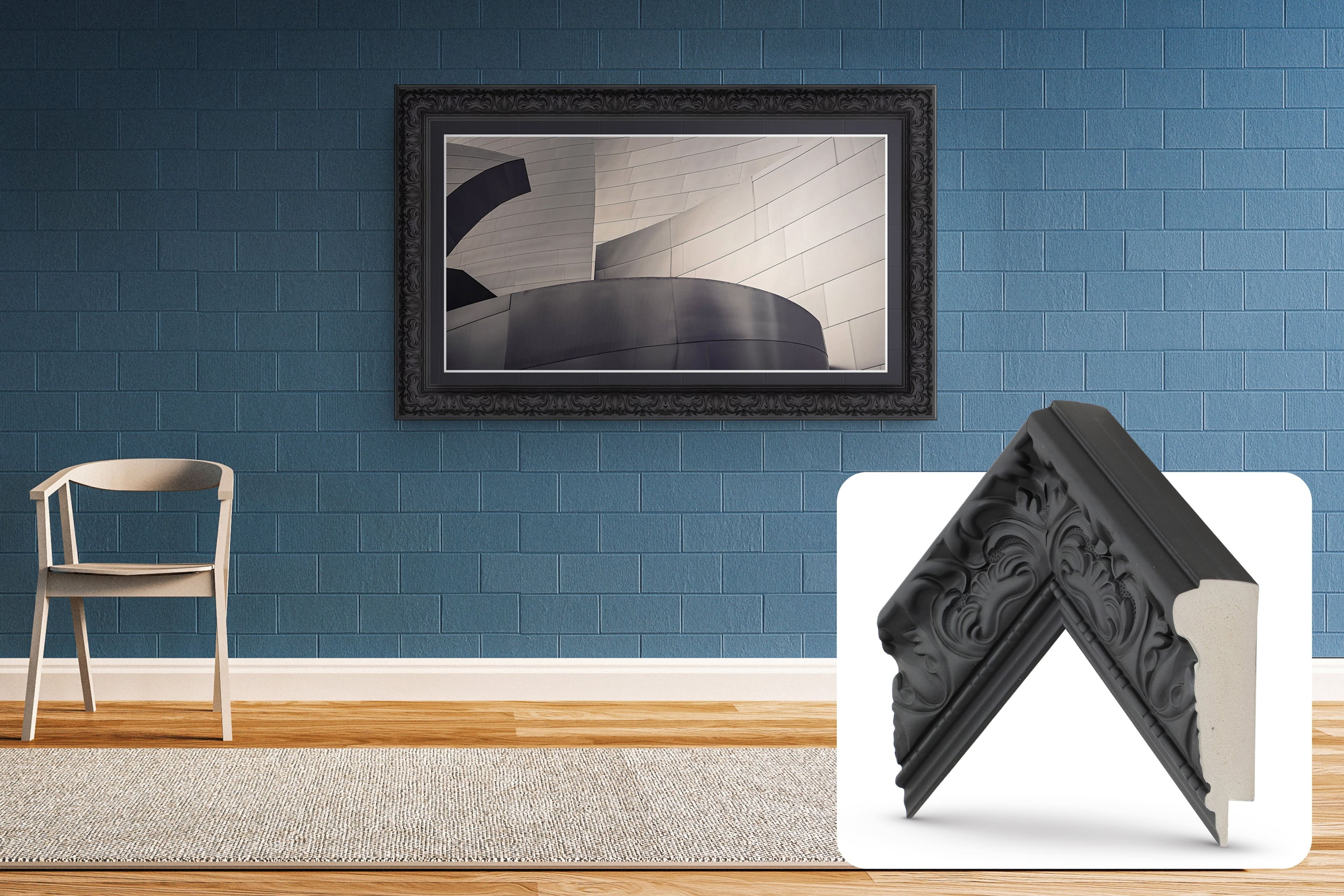 Deco TV Frames - Premiere Bezel for Samsung the Frame TV - 75" - Tuscan Matte Black product image