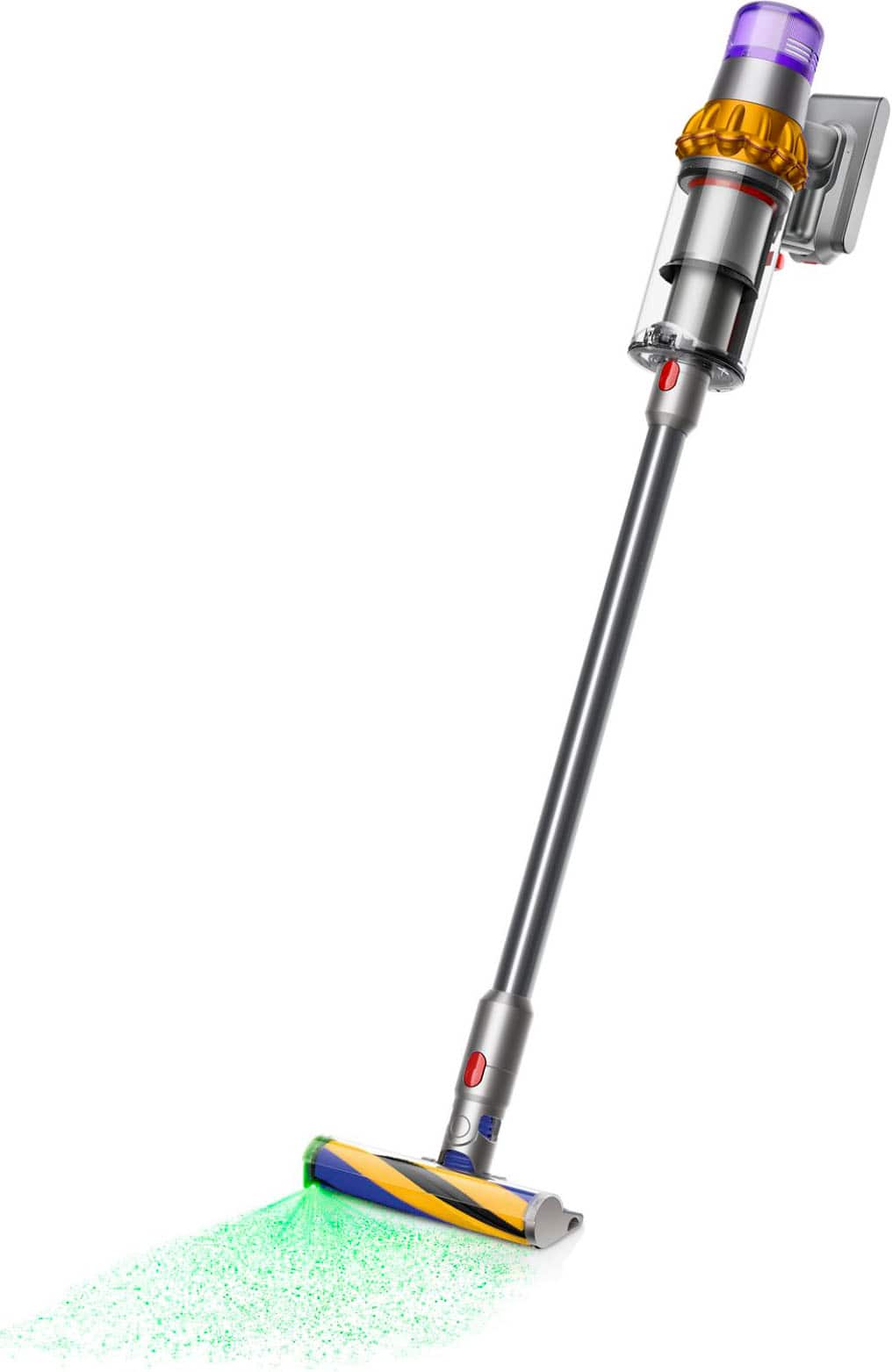 Dyson - V15 Detect Cordless Vacuum with 8 accessories - Yellow/Nickel product image