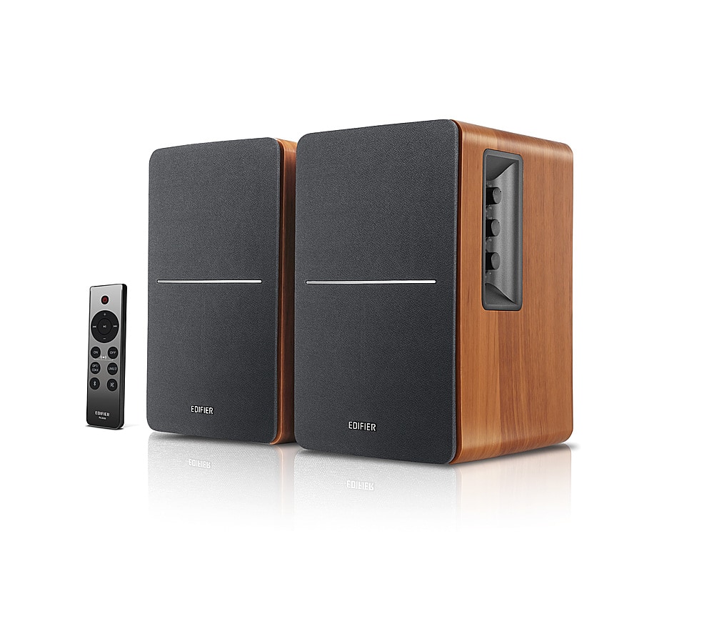 Edifier - R1280DBs Powered Bluetooth Computer Speakers, Bookshelf Speakers - 42W RMS - Soundfield Spacializer - Studio Monit…