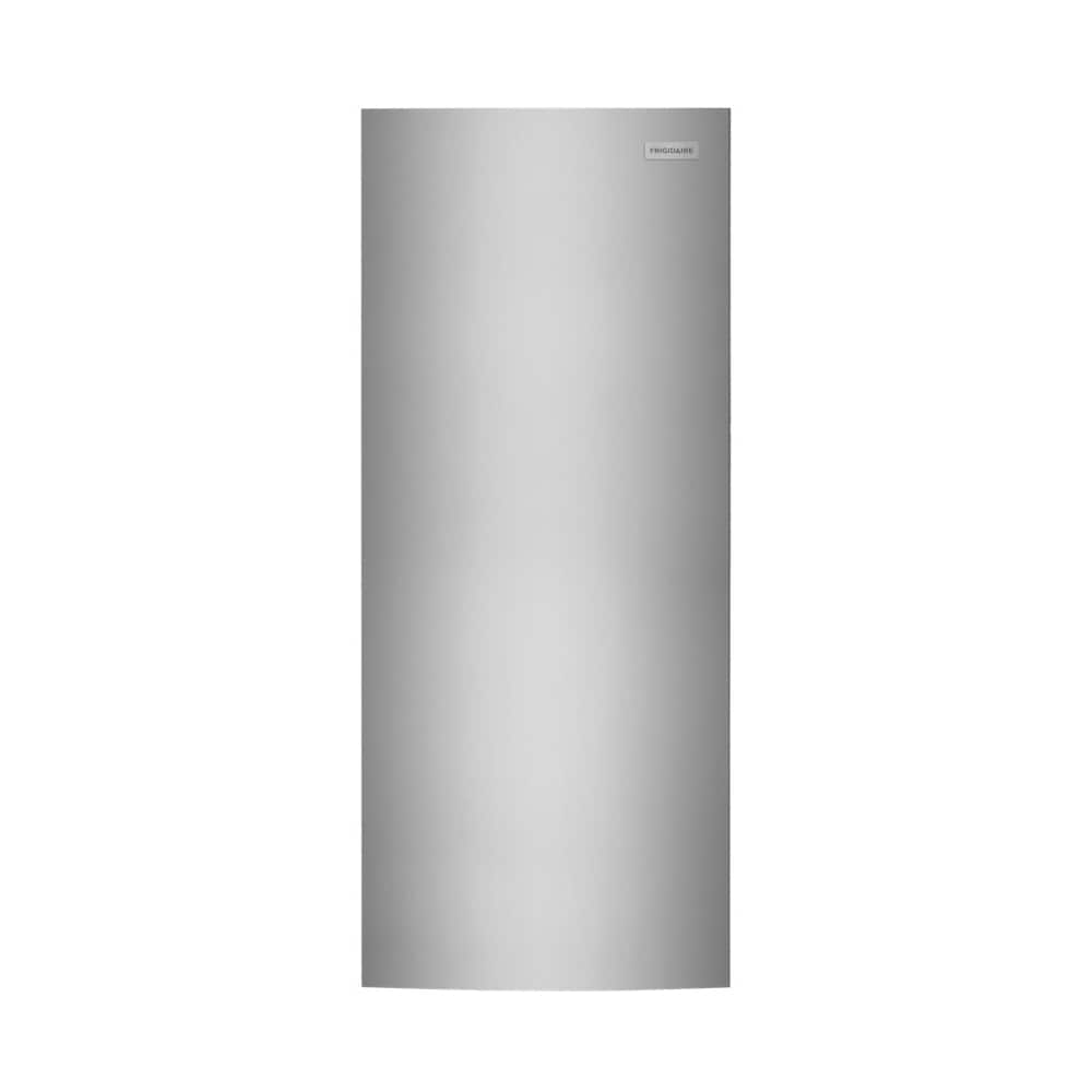 Frigidaire - 15.5 Cu. Ft. Garage Ready Upright Freezer with Interior Light - Fingerprint-Resistant Stainless Steel Look prod…