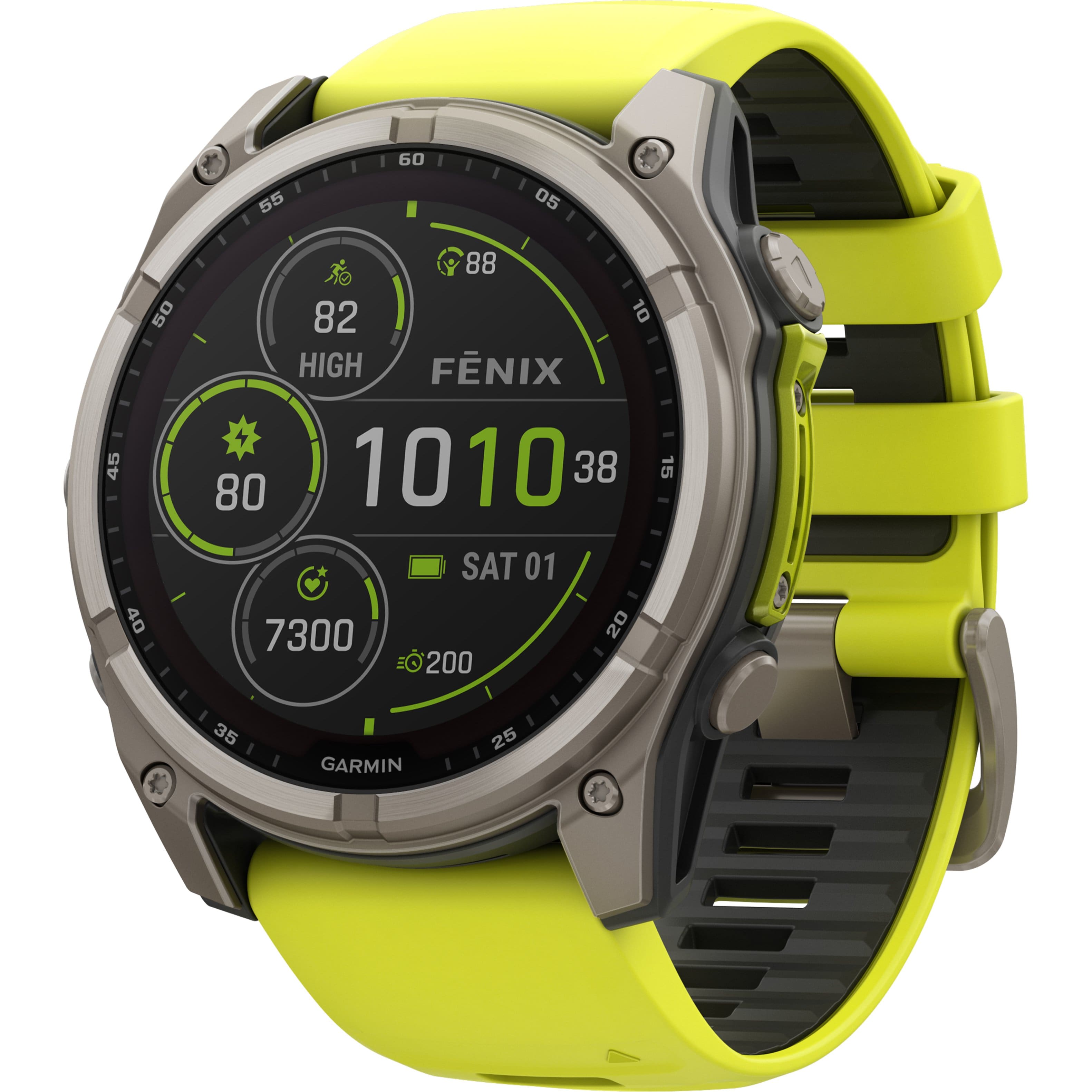 Garmin - fēnix 8 Solar Sapphire GPS Smartwatch 51mm Fiber-reinforced polymer - Carbon Gray DLC Titanium - (2024) product ima…