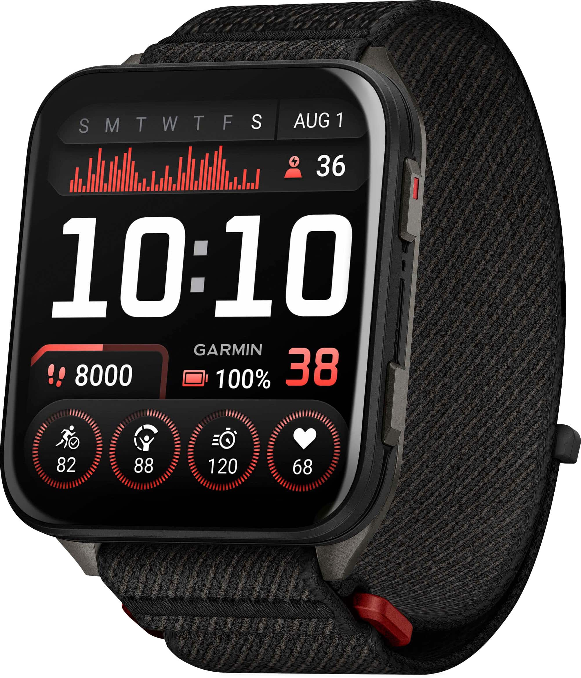 Garmin - Venu X1 GPS Smartwatch 51 mm Fiber-reinforced polymer - Black with Slate Titanium Caseback - (2025) product image