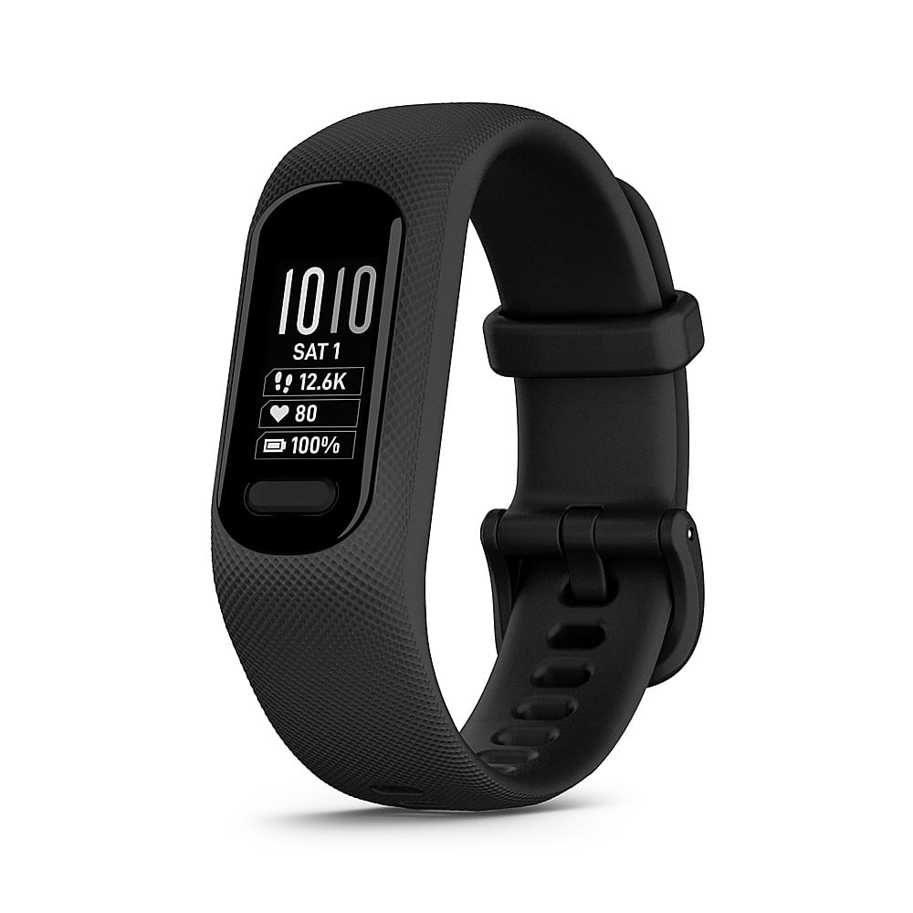 Garmin - vívosmart 5 Smart Fitness Tracker + Heart Rate Large - Black - (2022) product image
