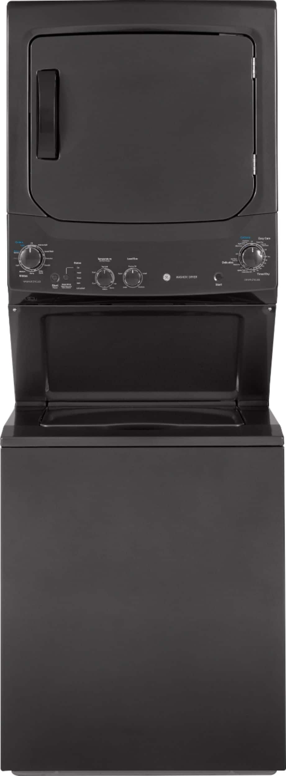 GE - 3.8 Cu. Ft. Top Load Washer and 5.9 Cu. Ft. Gas Dryer Laundry Center - Diamond Gray product image