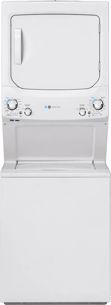 GE - 3.9 Cu. Ft. Top Load Washer and 5.9 Cu.Ft Electric Dryer Laundry Center with ENERGY STAR - White product image