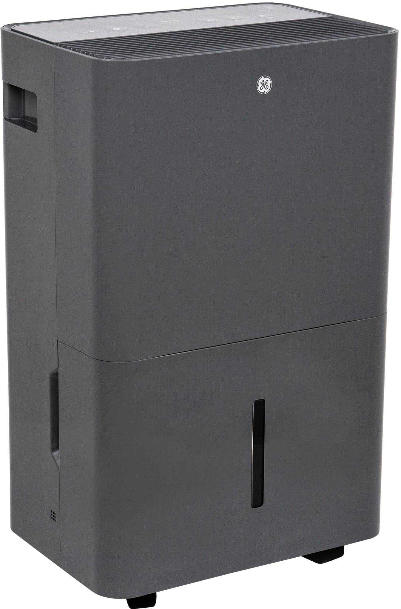GE - 50-Pint Energy Star Portable Dehumidifier with Smart Dry - Gray product image