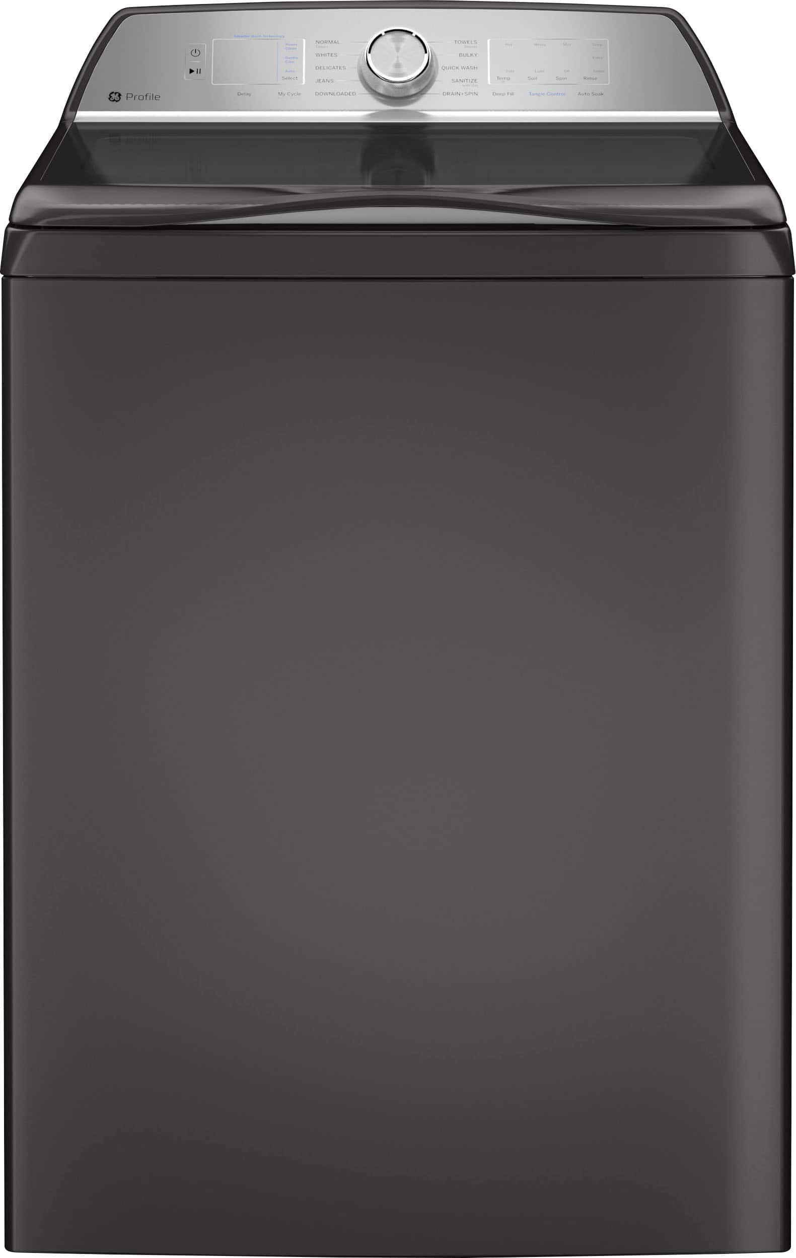 GE Profile - 5.0 Cu. Ft. High Efficiency Smart Top Load Washer with Smarter Wash Technology, Easier Reach & Microban Technol…