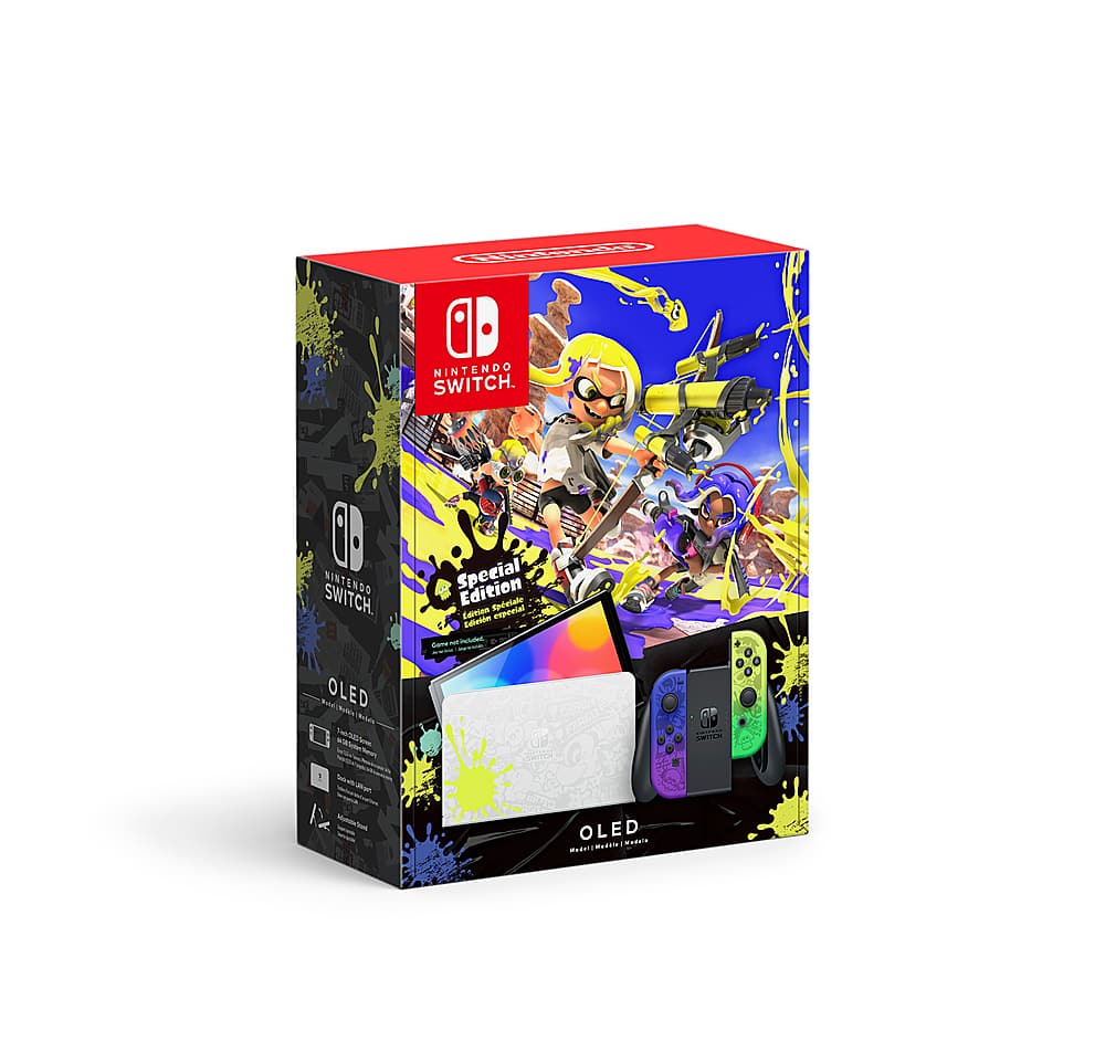 Geek Squad Certified Refurbished Nintendo Switch - OLED Model Splatoon 3 Special Edition - Nintendo Switch - OLED Model prod…