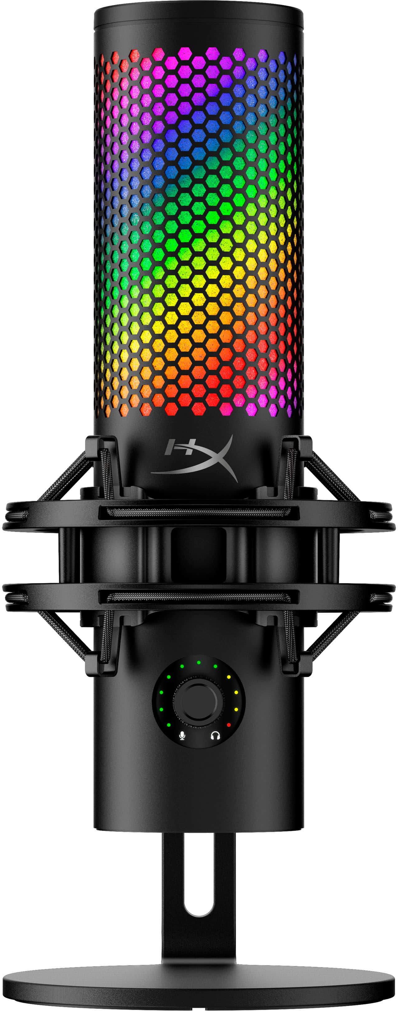 HyperX - QuadCast 2 S Wired Multi-Pattern USB Electret Condenser Microphone - Black product image