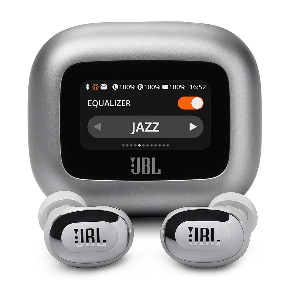 JBL - Live Buds 3 True Wireless Noise Cancelling Earbuds - 2024 - Silver product image